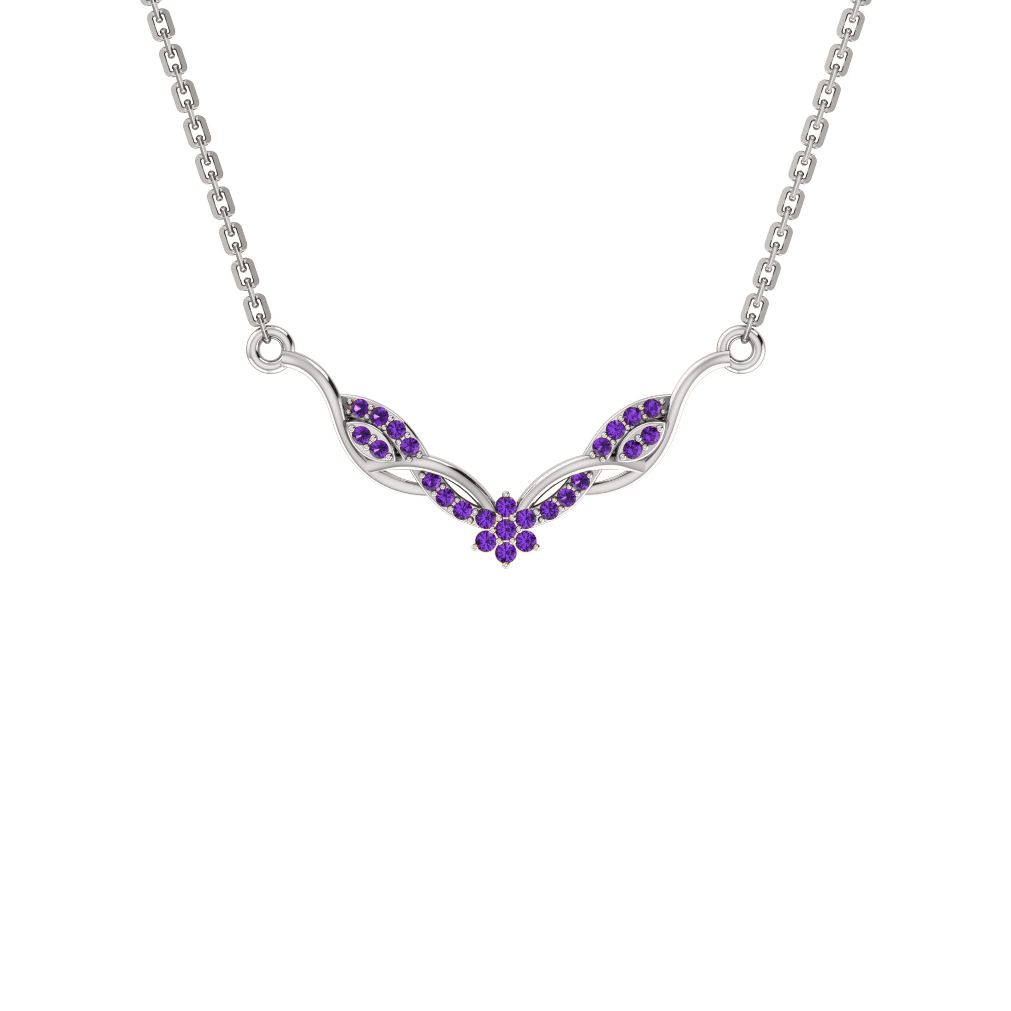 RKC 2.4 CT Charming Moissanite Necklace 925 Silver 14k Yellow gold Plated Product Weight 4.50 GM Height 16.50 MM