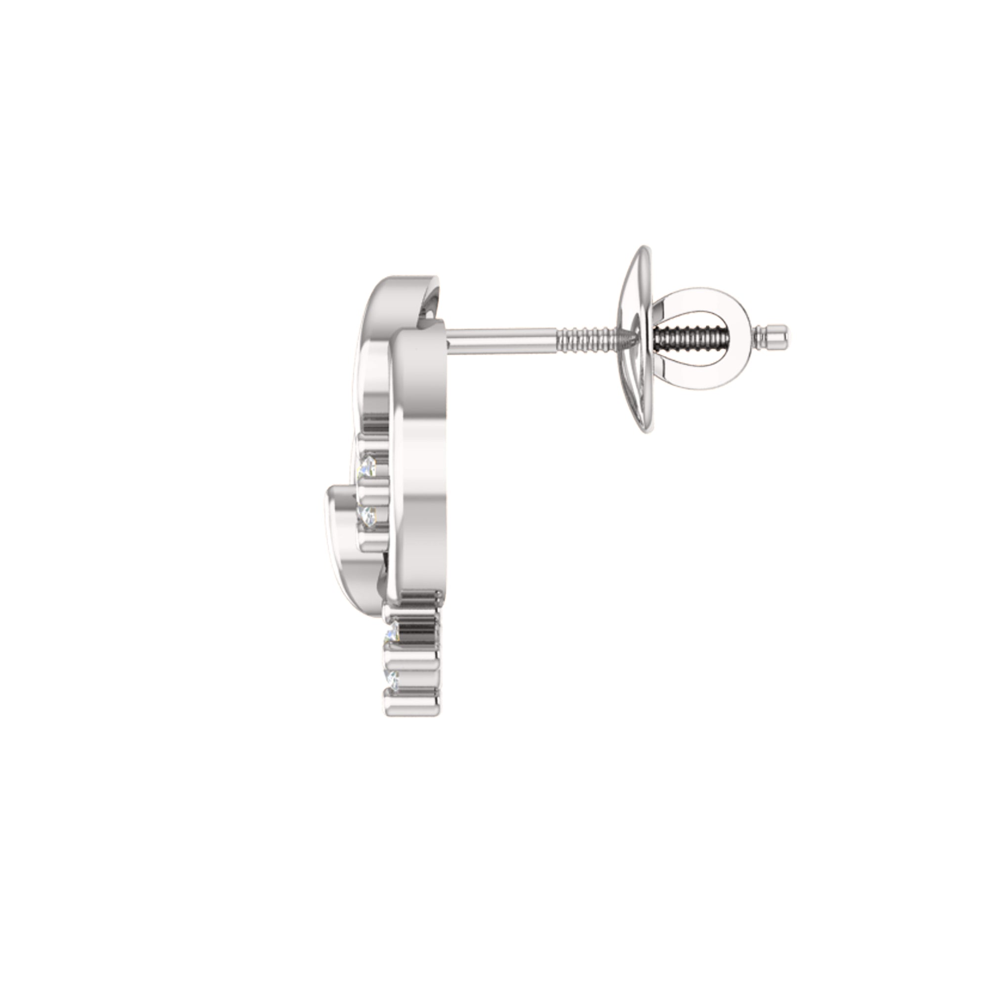 RKC 925 સિલ્વર ગોલ્ડન ટોટલ 0.32Ct મોઈસાનાઈટ પેન્ડન્ટ Wt 3.70gm અને Wt એરિંગ 1.80gm સેટ 14K યલો ગોલ્ડ પ્લેટેડ સાથે