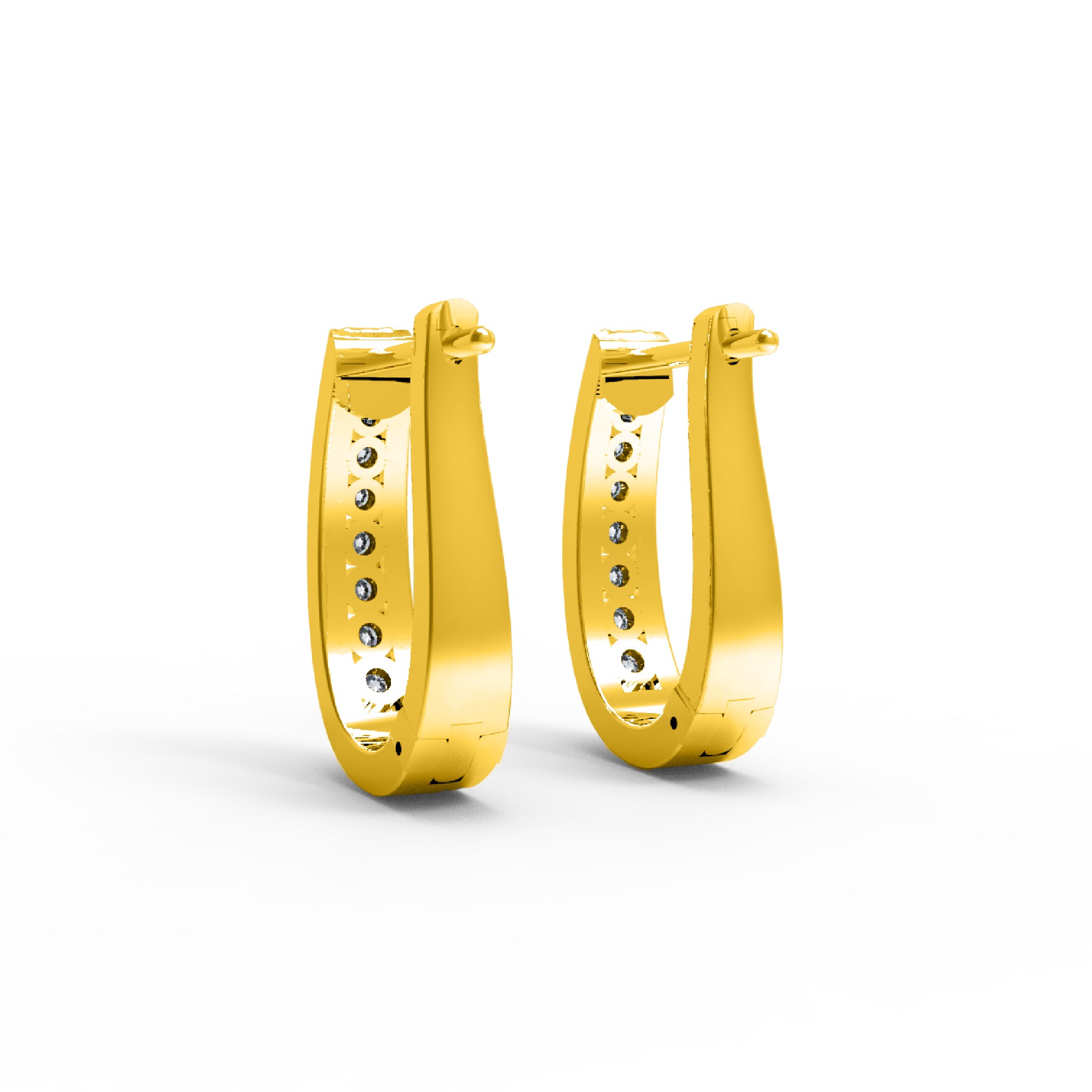 RKC 925 Sterling Silver Daily Wear Women Earring 14k Rose Over Product Wt 5.80 GM Height 20.00 MM