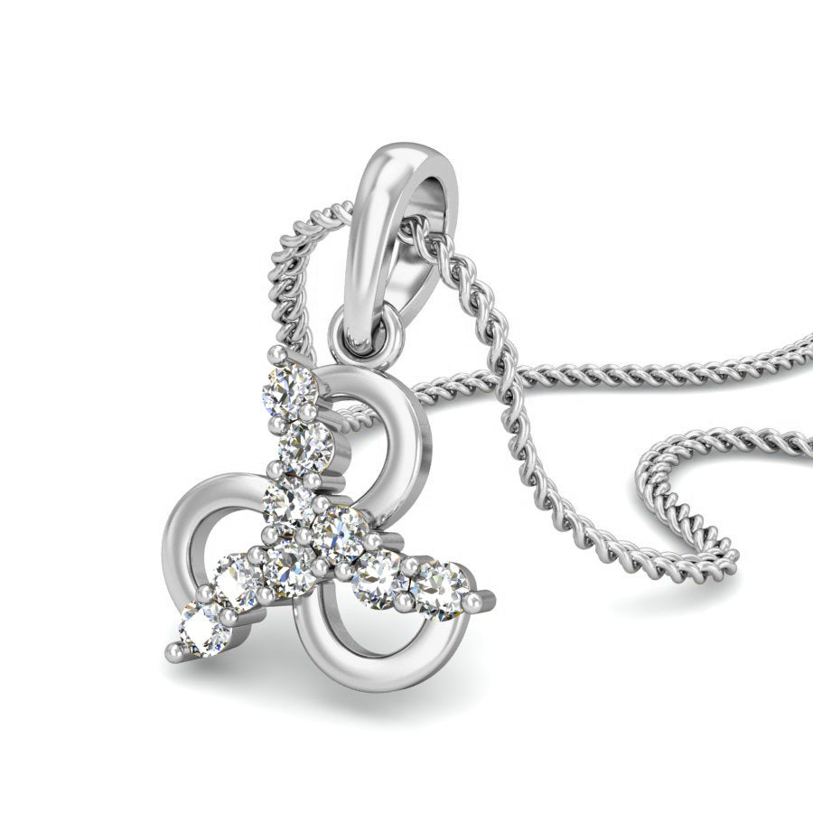 RKC ফুলের আকৃতির 0.09Ct ময়সানাইট বার্ষিকী উপহারের দুল 14K হলুদ সোনার প্রলেপযুক্ত Wt 2.7gm উচ্চতা 14.5mm