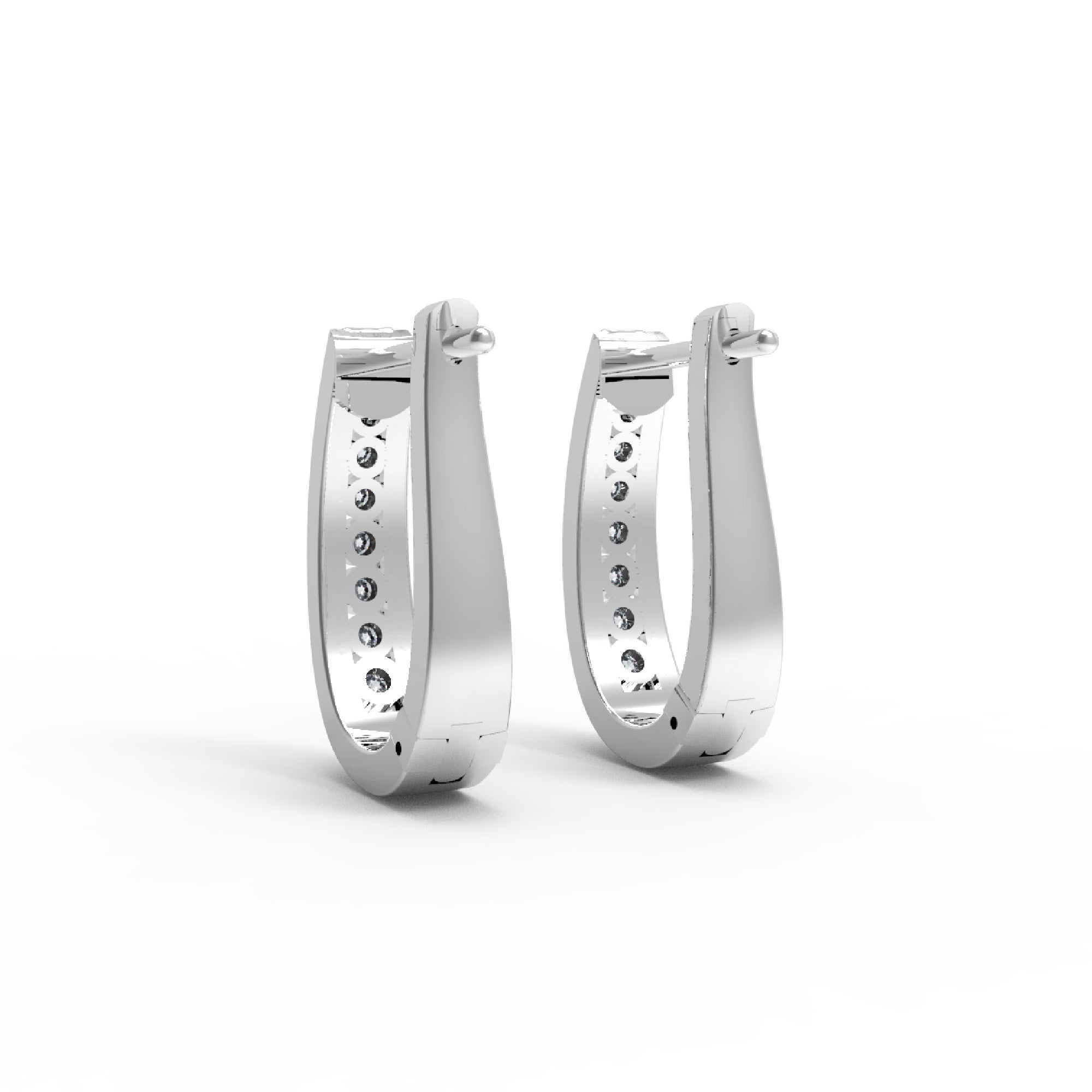 RKC 925 Sterling Silver Daily Wear Women Earring 14k Rose Over Product Wt 5.80 GM Height 20.00 MM