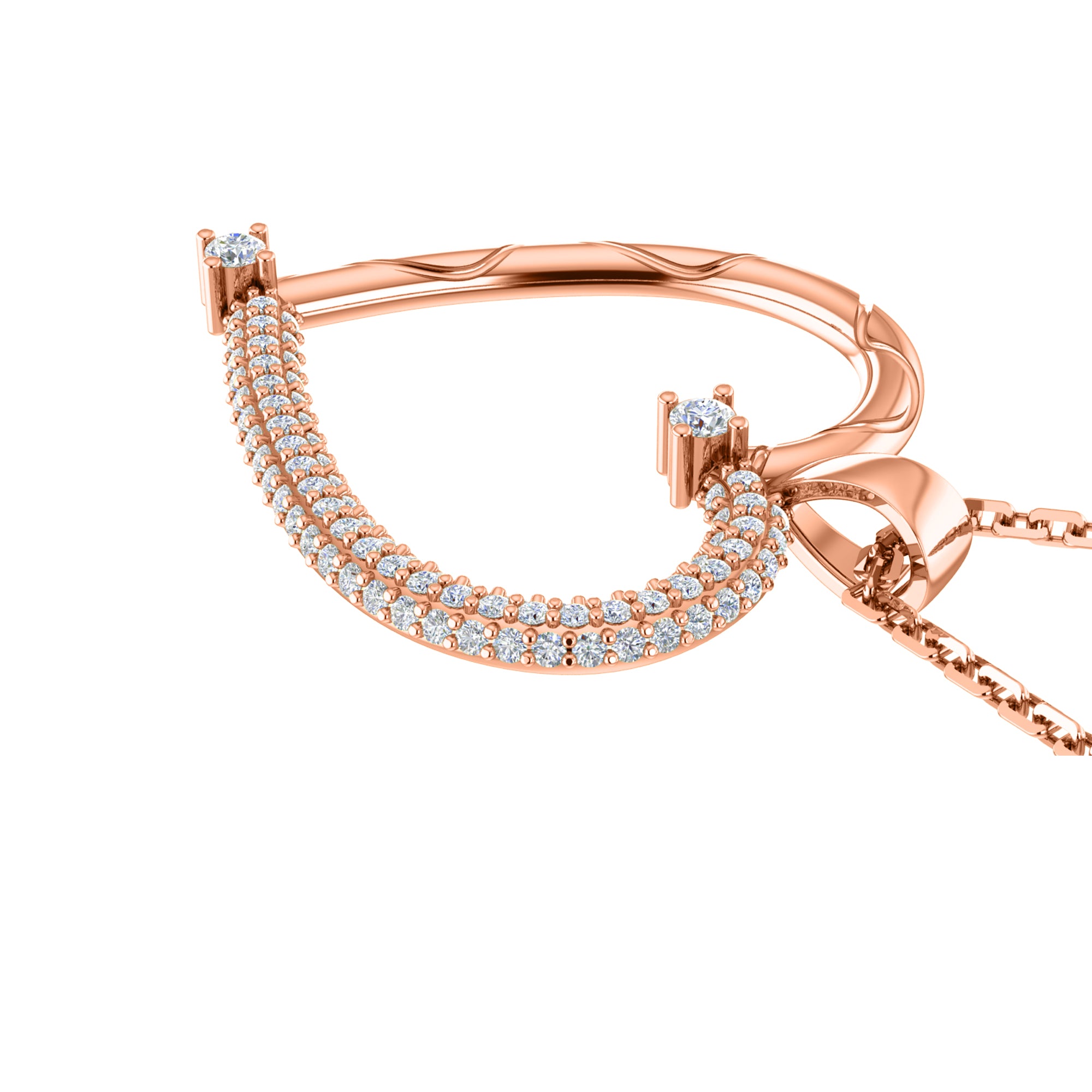 RKC 0.46Ct 모이사나이트 하트 스타일 펜던트 925 실버 주얼리 14K 옐로우 골드 도금 중량 4.10gm 높이 28mm