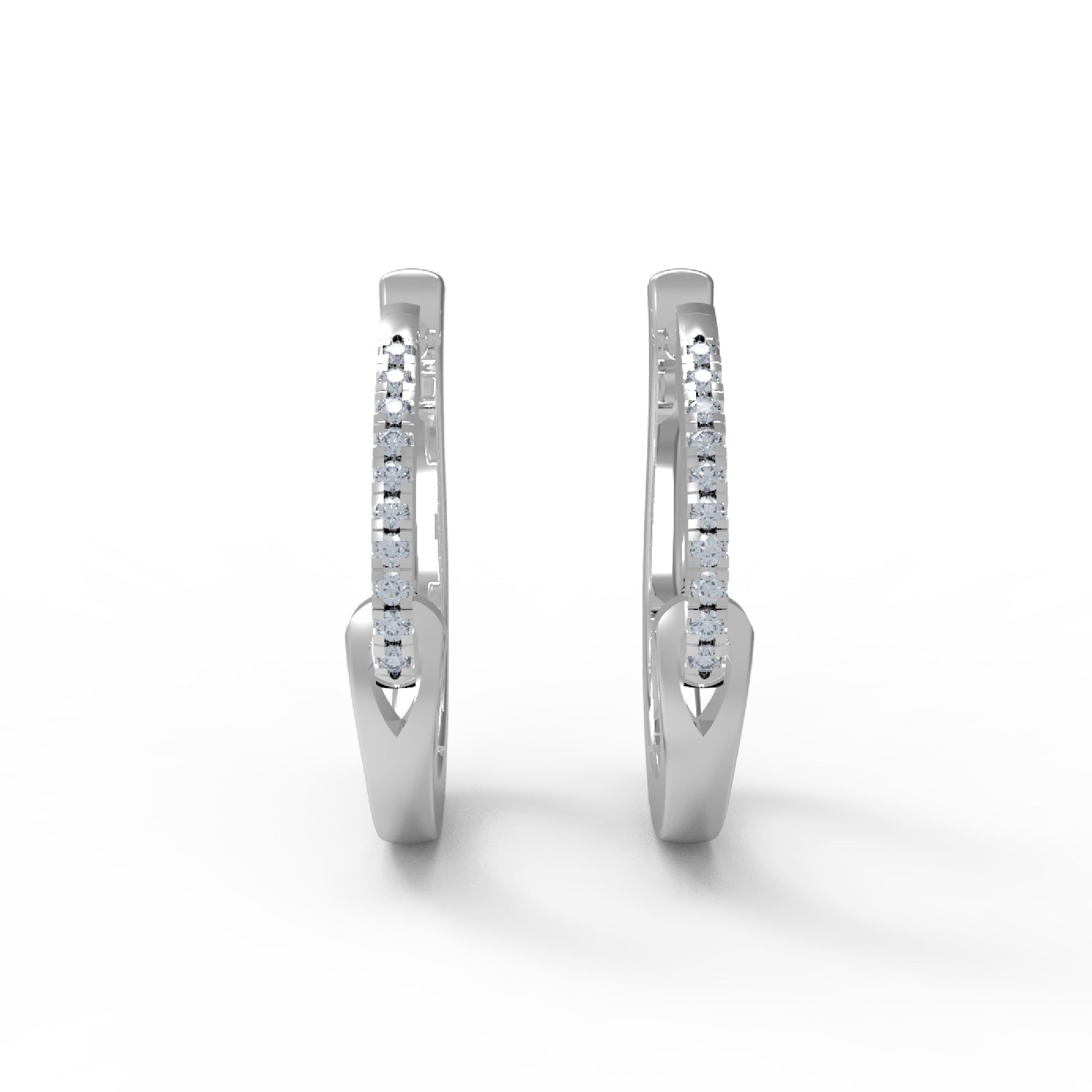 RKC 925 স্টার্লিং সিলভার হুপ মহিলাদের কানের দুল 14k হলুদ ওভার পণ্য Wt 3.40 GM উচ্চতা 19.00 MM