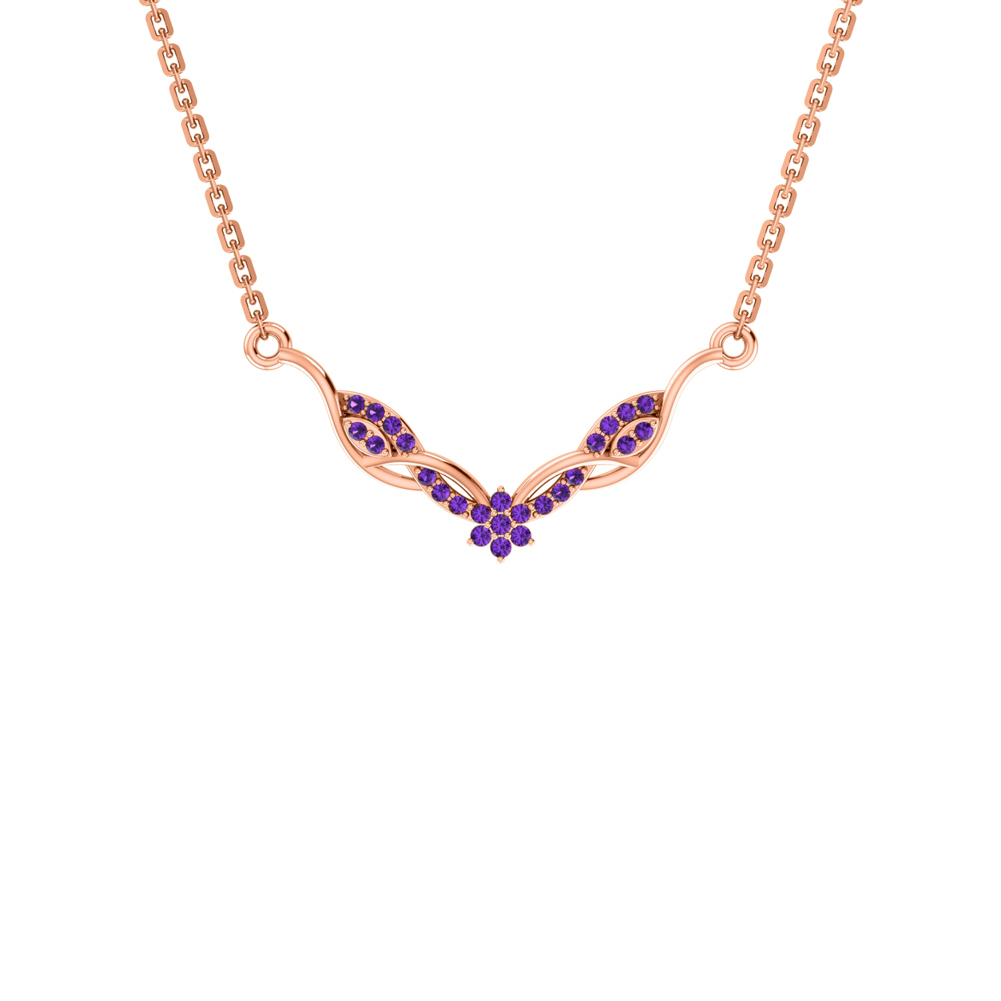 RKC 2.4 CT Charming Moissanite Necklace 925 Silver 14k Yellow gold Plated Product Weight 4.50 GM Height 16.50 MM