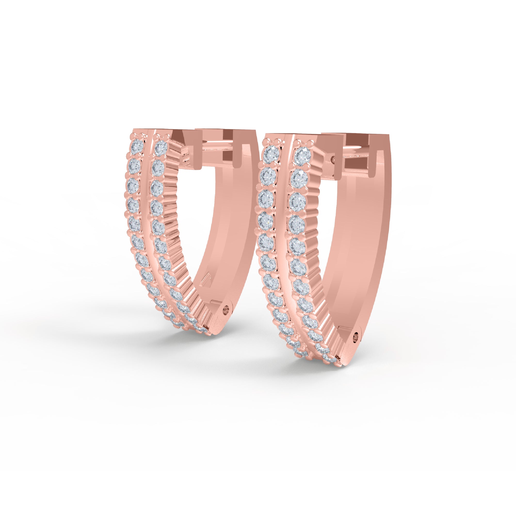 RKC 925 スターリングシルバー クリップオン フープ レディース イヤリング 14K イエロー 製品重量 4.00 GM 高さ 15.50 MM