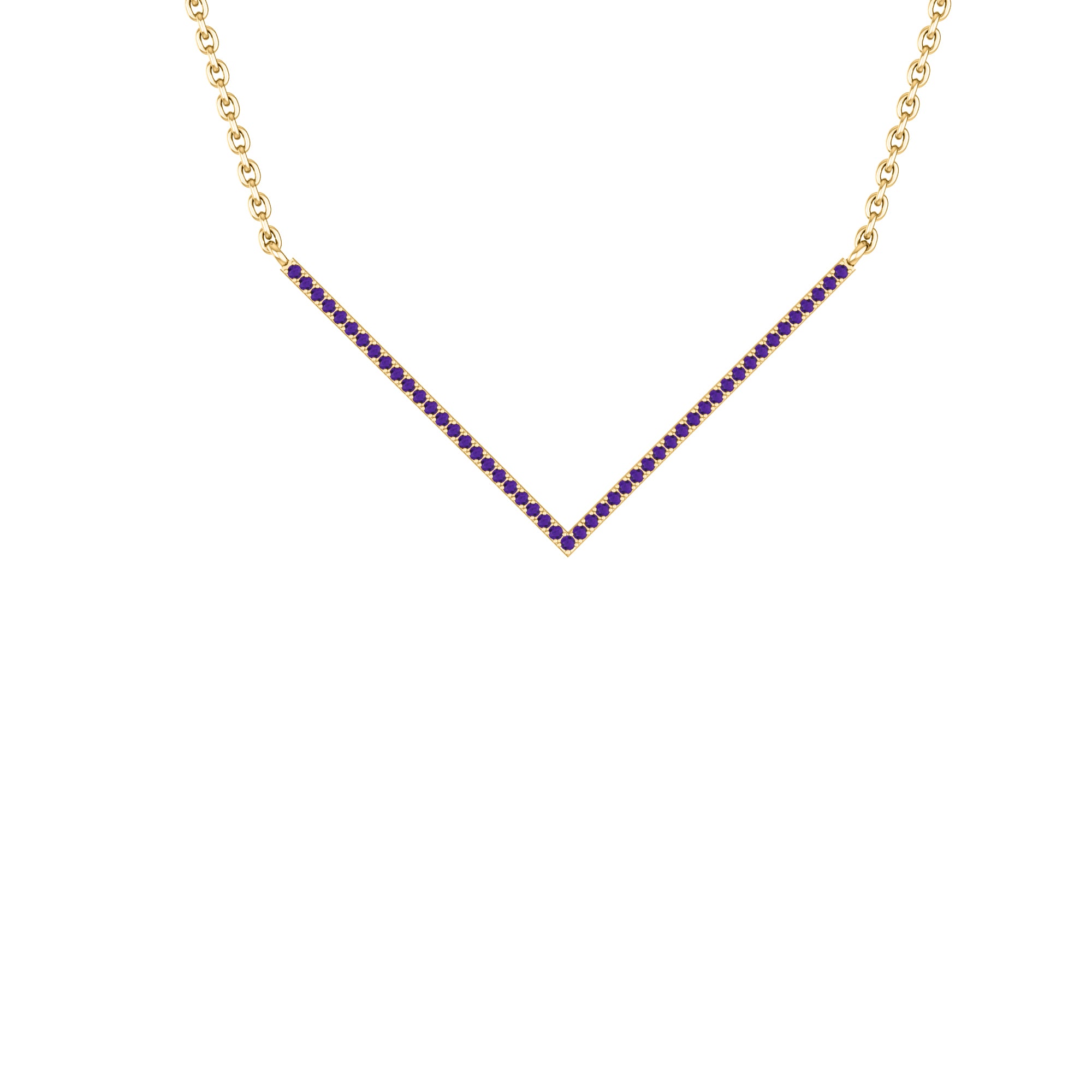 RKC 0.4 CT Moissanite Charm Necklace 925 Silver 14k Rose gold Plated Product Weight 3.5 GM Height 24.00 MM