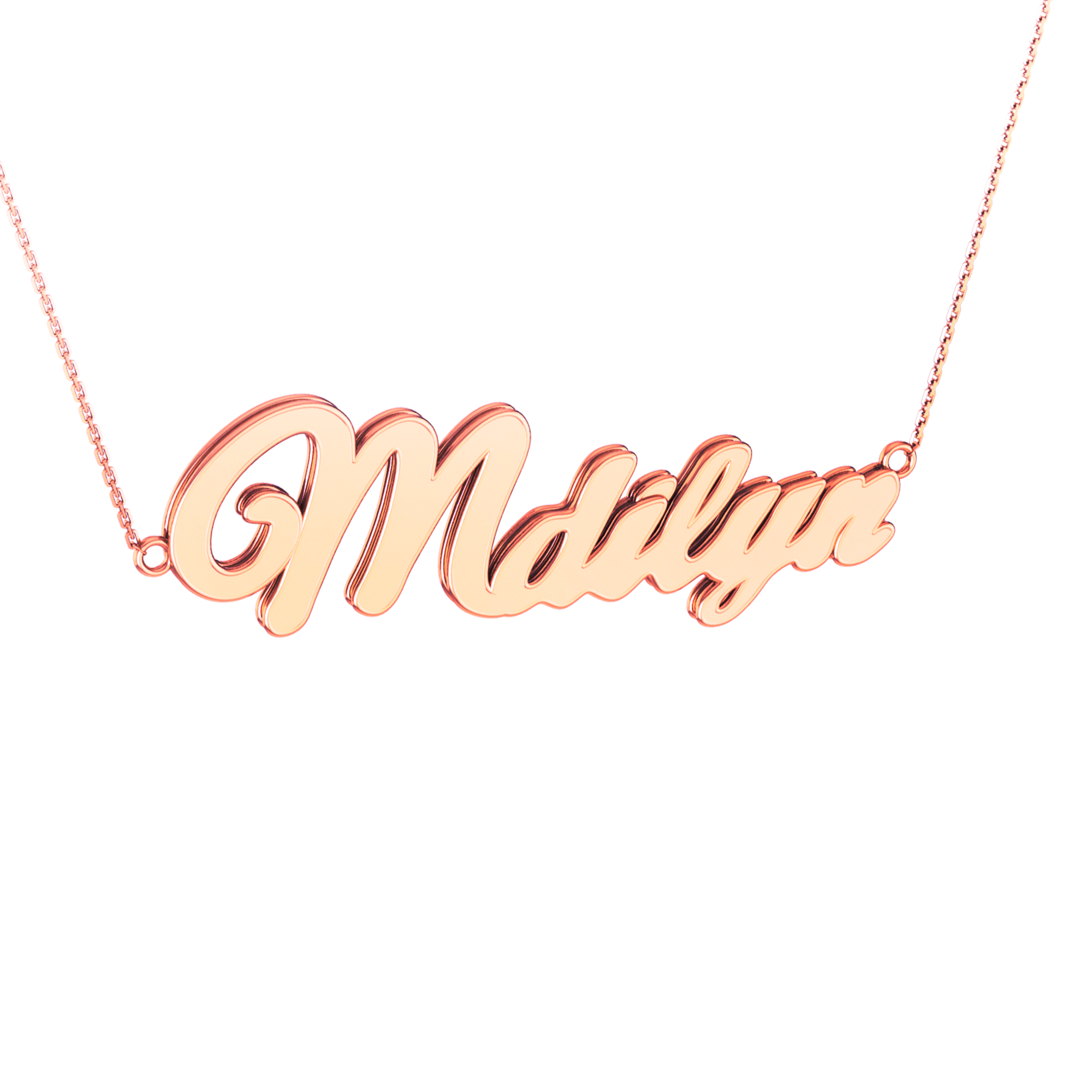 RKC Initial Personalize Name Pendant Necklace 14k Yellow Gold Plated 925 Silver Product Weight gm