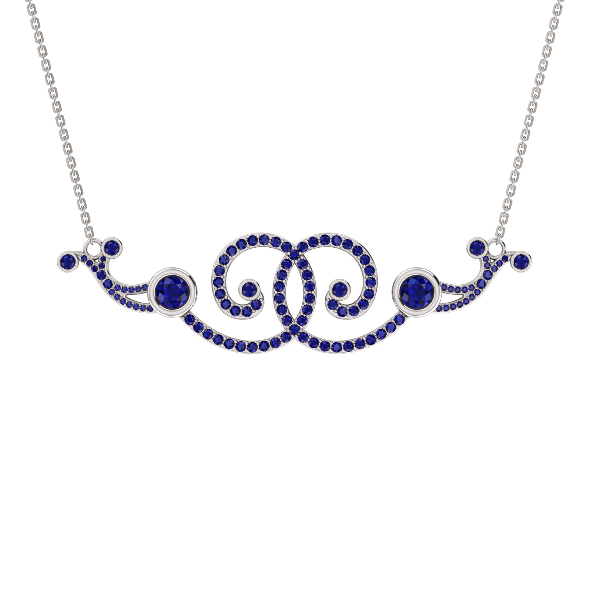 RKC 2.6 CT Moissanite Charm Necklace 925 Silver 14k Rose gold Plated Product Weight 9.00 GM Height 18.00 MM