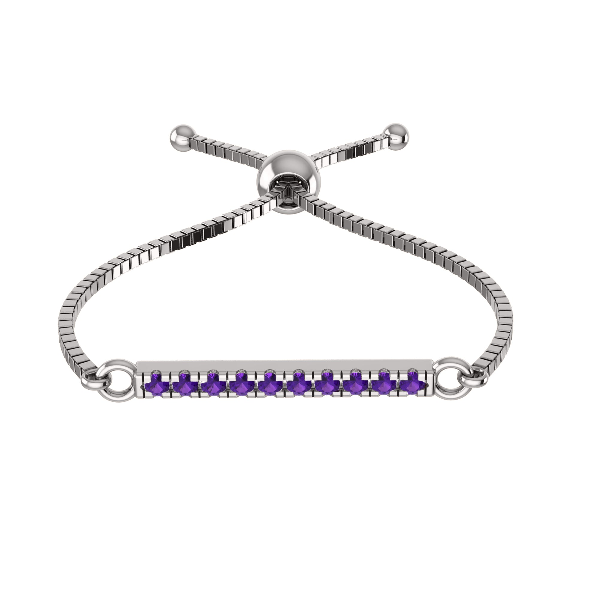 RKC 925 Sterling Silver Carat Wt 0.2 CT Multi Women's Bolo Adjustable Bracelet 14K Yellow Gold Plated Product Weight 2.80 GM