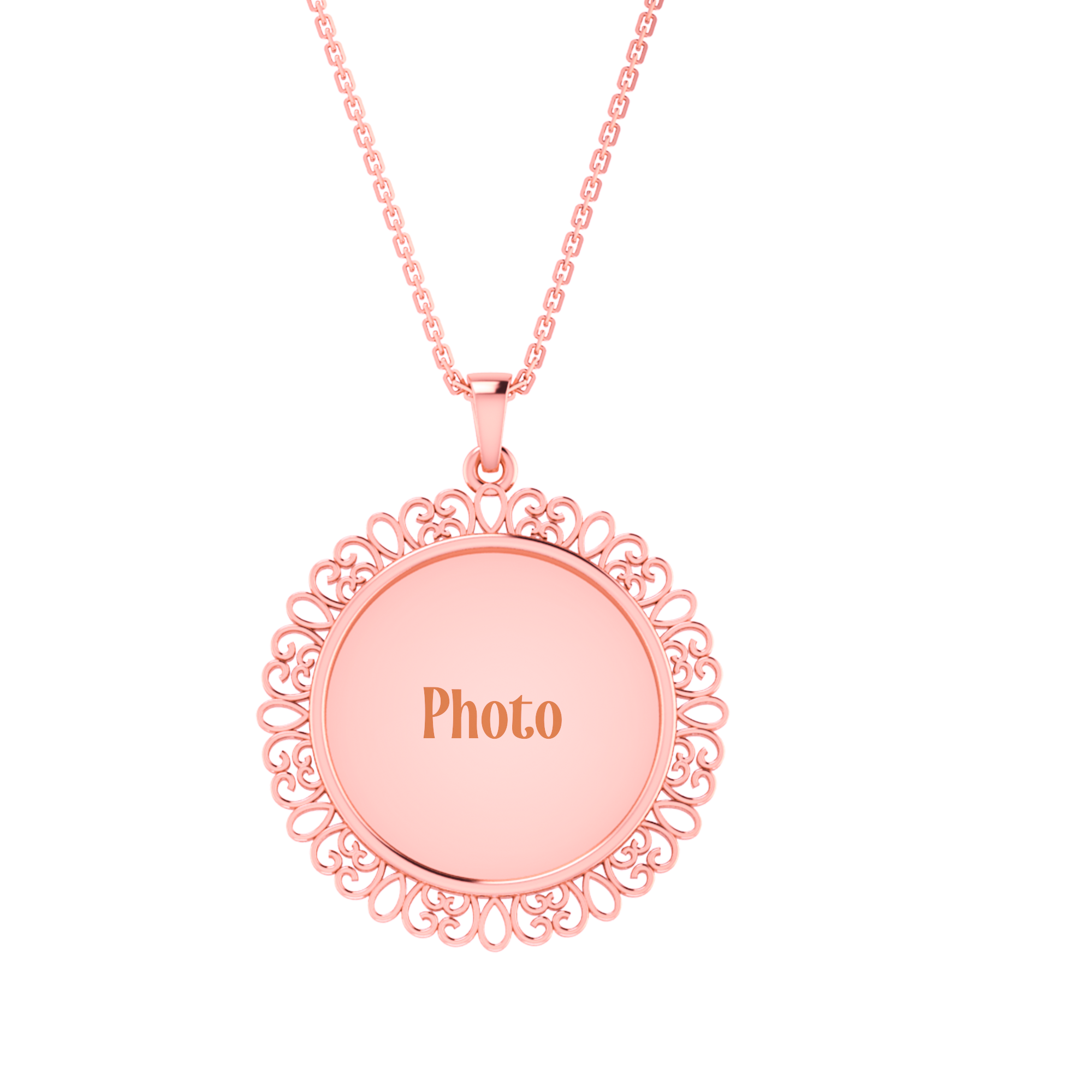 RKC Memory Photo Pendant Locket 14k Yellow Gold Plated 925 Silver Weight 6gm