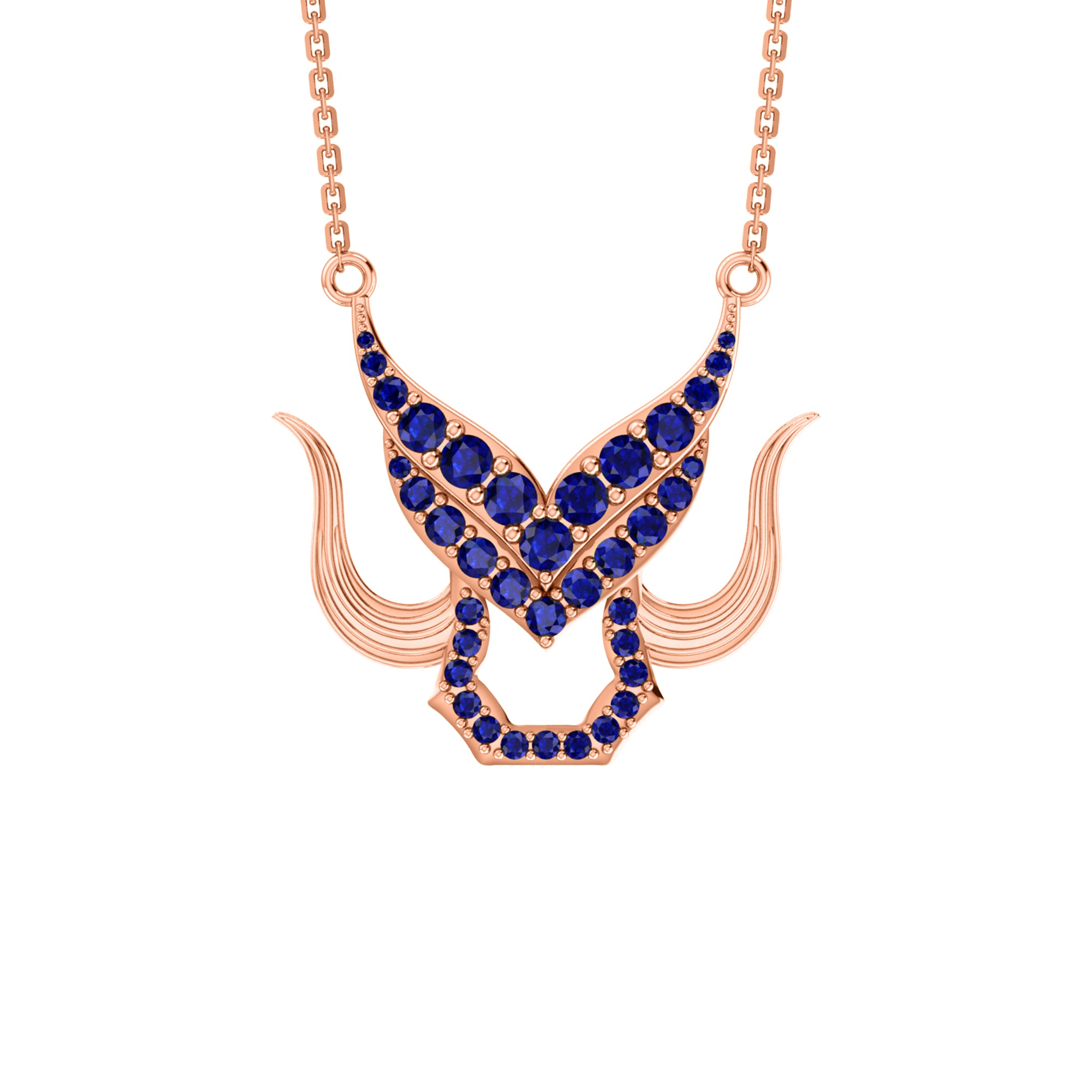 Γοητευτικό κολιέ RKC 2.73Ct Moissanite 925 Ασήμι 14 καρατίων Κίτρινο επιχρυσωμένο Βάρος προϊόντος 7.00gm Ύψος 26.00mm