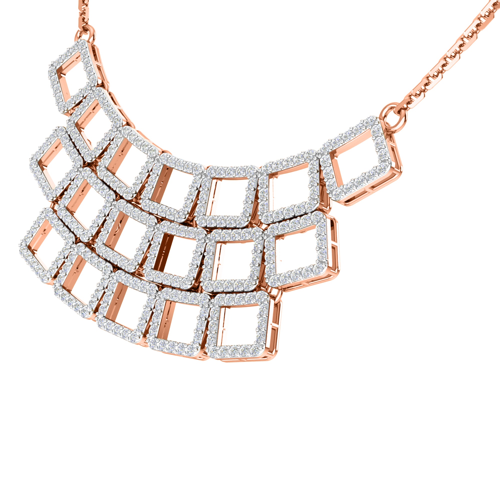 RKC 2.6 CT Moissanite Choker Necklace 925 Silver 14k Yellow gold Plated Product Weight 8.00 GM Height 20.00 MM