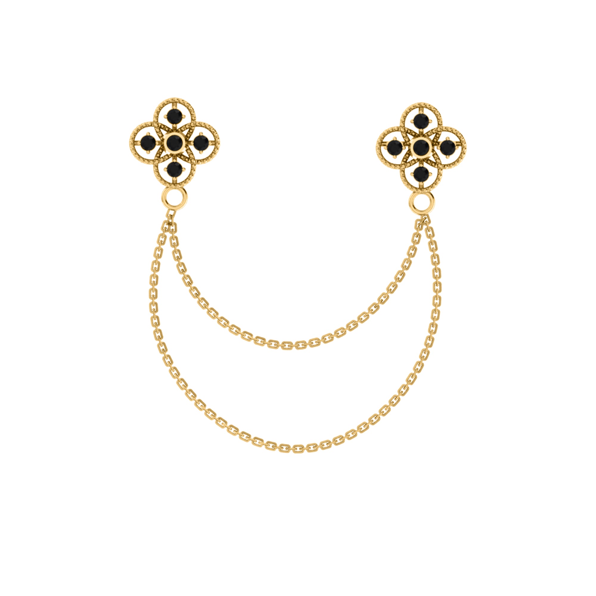 RKC Moissanite 925 Sterling Silve Brooch 14K Rose Gold Plated Product Wt 3.80 GM Height 17.40 MM