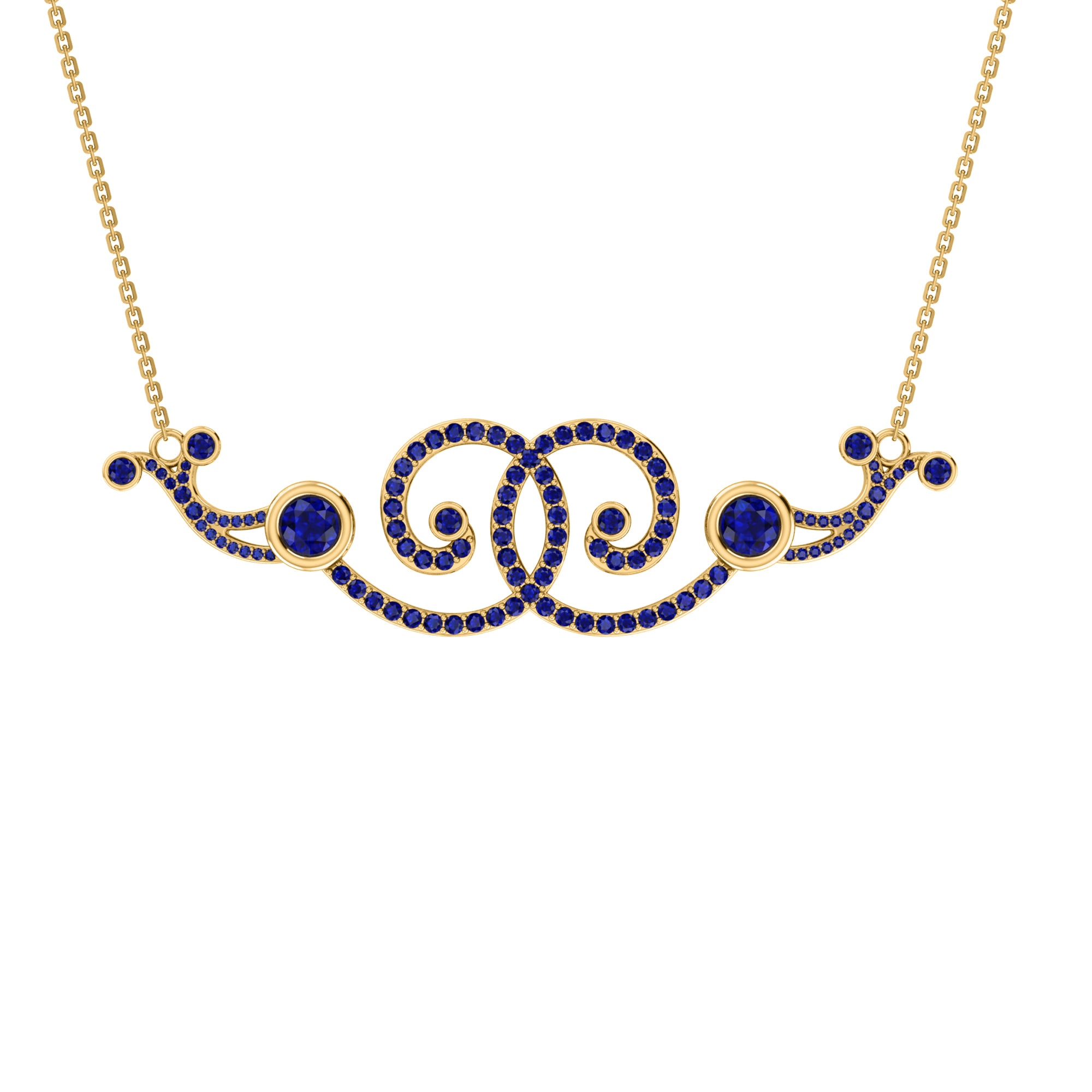 RKC 2.6 CT Moissanite Charm Necklace 925 Silver 14k Rose gold Plated Product Weight 9.00 GM Height 18.00 MM