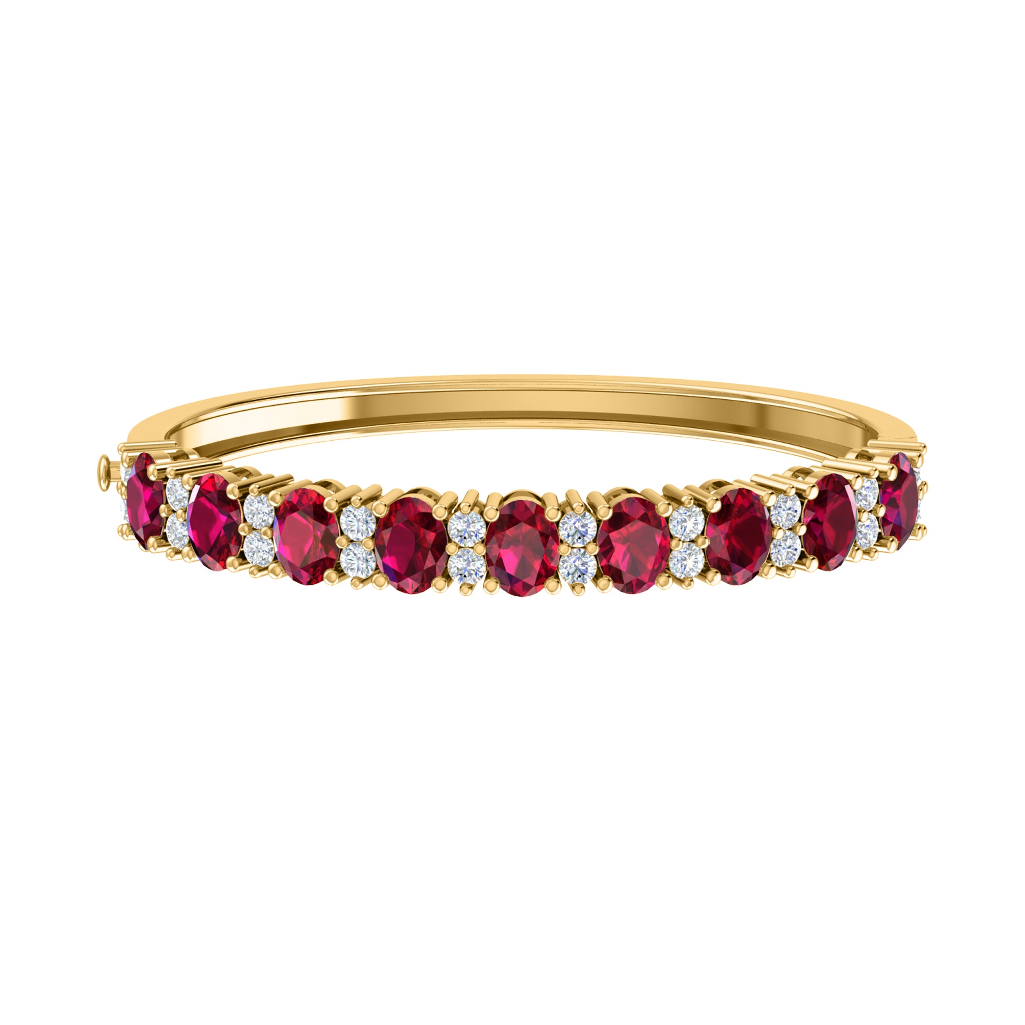 RKC 925 стерлингового срэбра 13.25 CT Жаночы бранзалет з жоўтага золата 14 карат Вага 18.00 GM Вышыня 46.00 мм