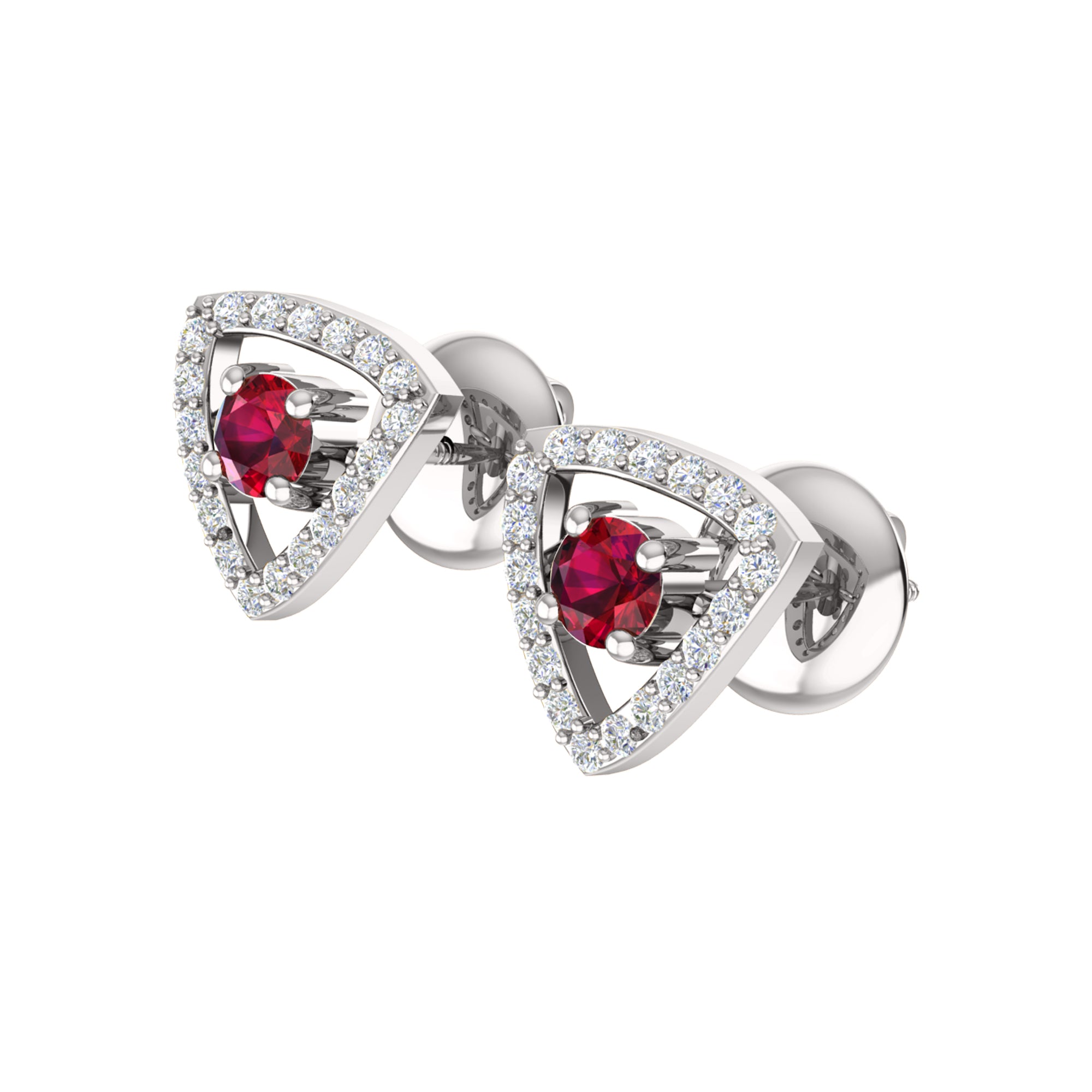 حلق نسائي من الفضة الإسترليني RKC 925 على شكل هالة 14 قيراط أصفر فوق الوزن 3.50 جرام ارتفاع 10.50 ملم