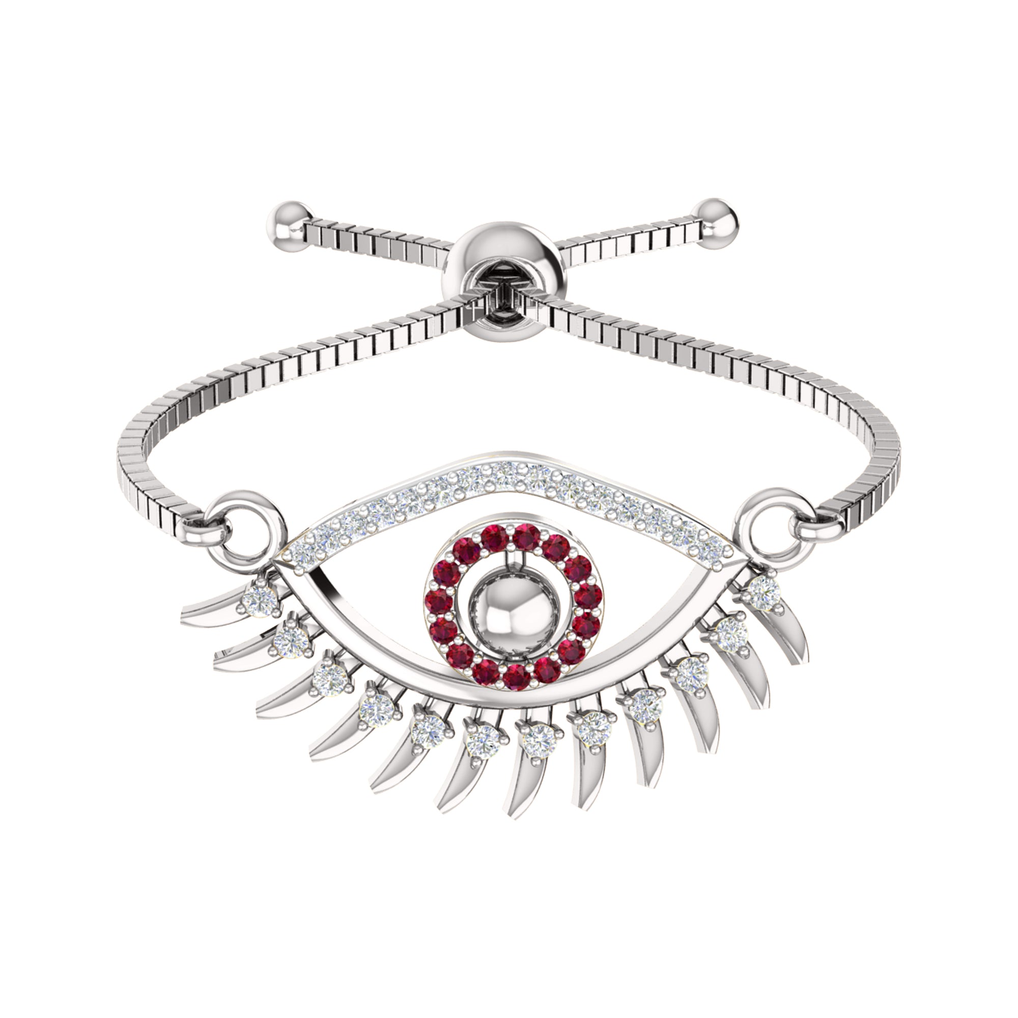 RKC 925 Sterling Silver 0.14Ct Multi Gemstone Women's Bracelet 14K Yellow Gold Plated Wt 3.80 GM Height 10.00mm