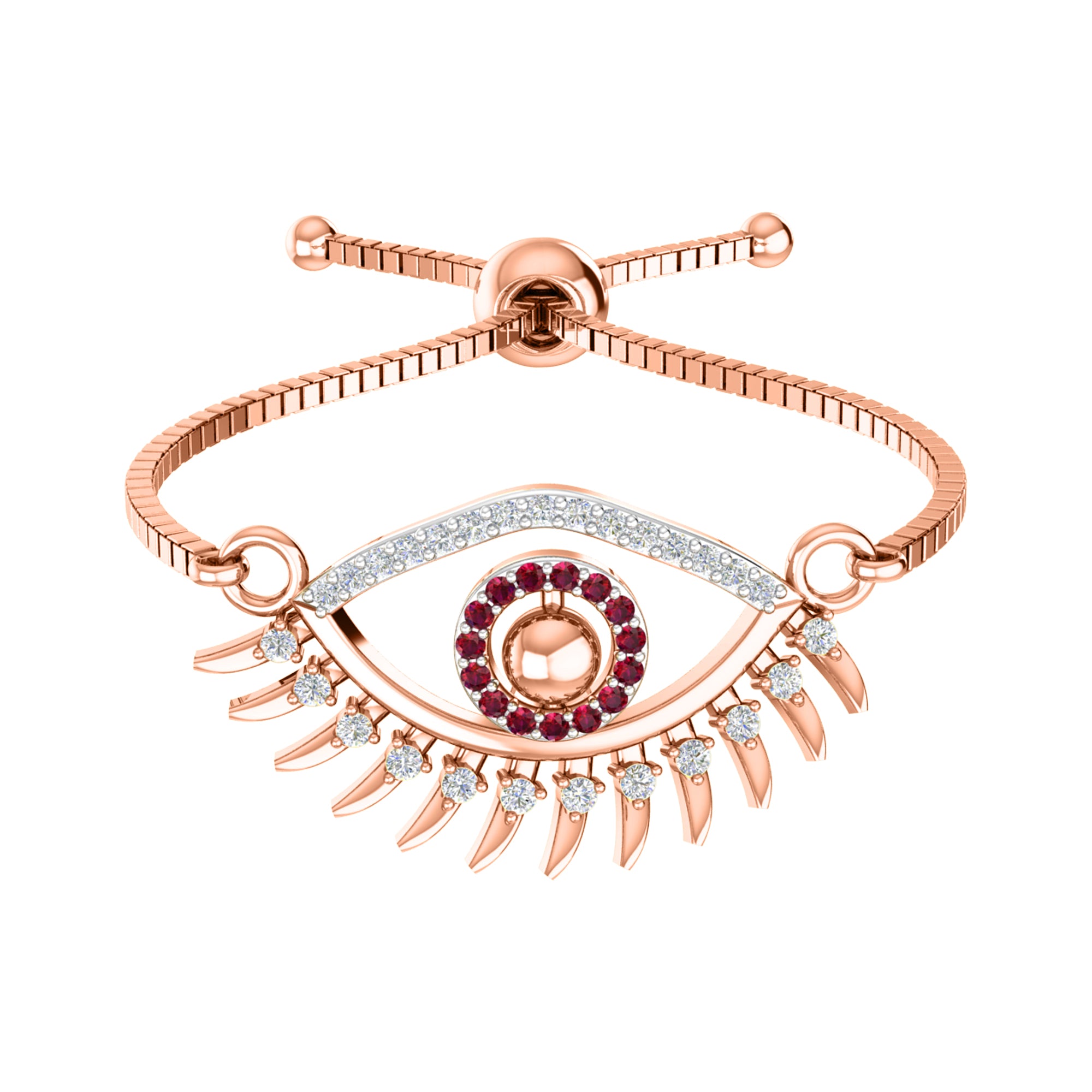 RKC 925 Sterling Silver 0.14Ct Multi Gemstone Women's Bracelet 14K Yellow Gold Plated Wt 3.80 GM Height 10.00mm