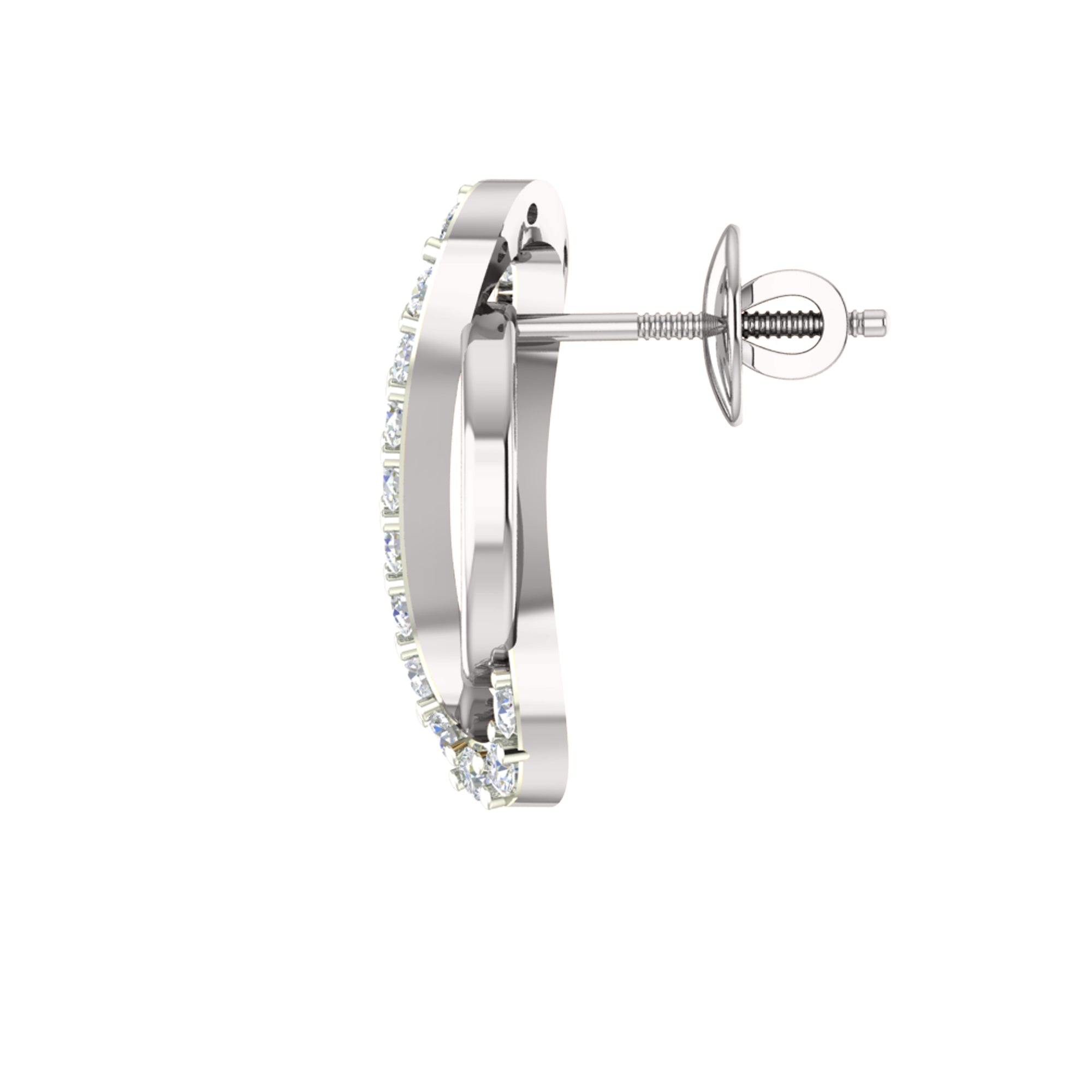 RKC 925 срэбра, золата, 0,67 карата, кулон з муасаніта, вага 4,10 г і завушніцы 2,70 г, камплект з пакрыццём з жоўтага золата 14 карат