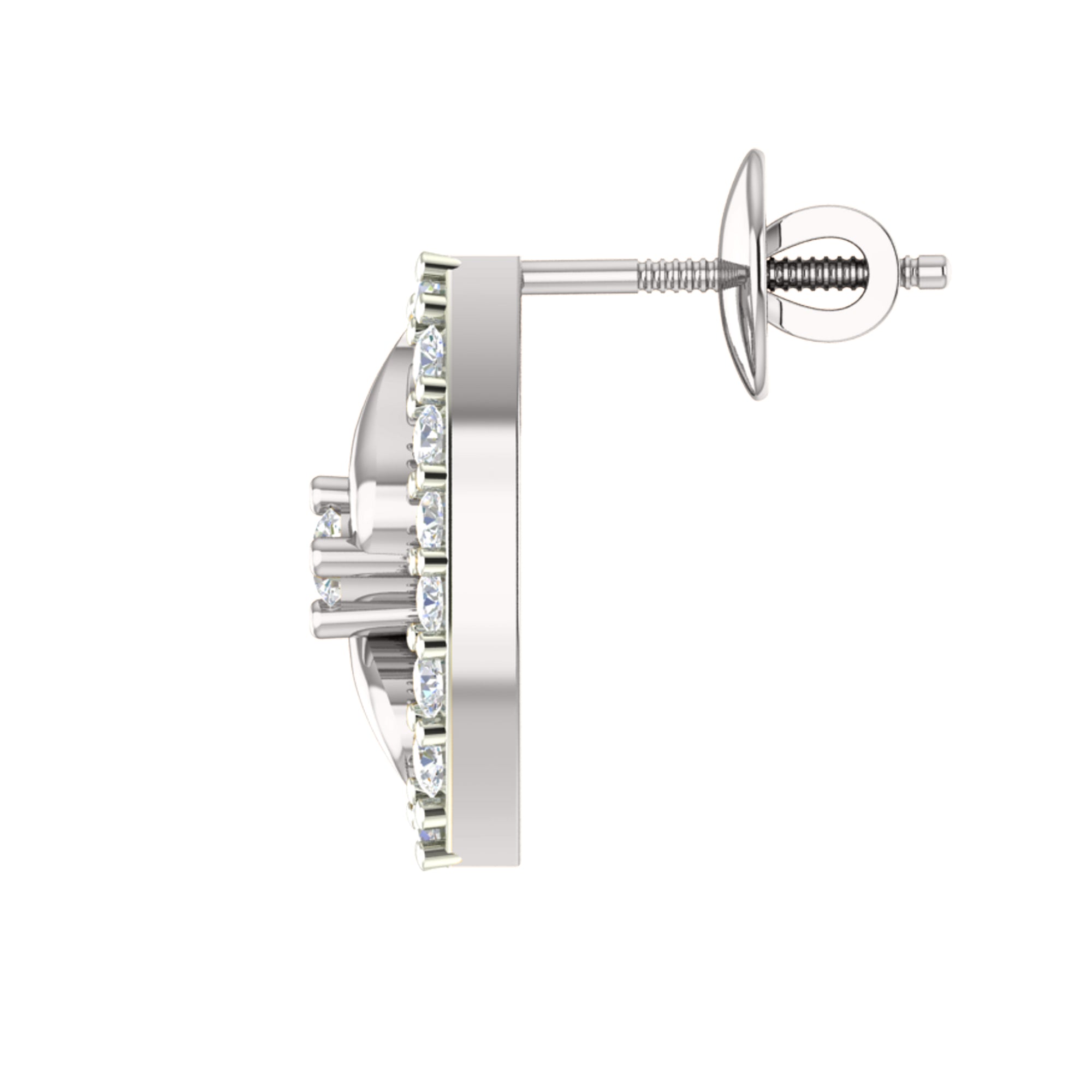 RKC 925 सिल्व्हर गोल्डन टोटल 0.89 Ct मॉइसॅनाइट पेंडंट Wt 3.50gm आणि Wt कानातले 2.00gm सेट 14K यलो गोल्ड प्लेटेड