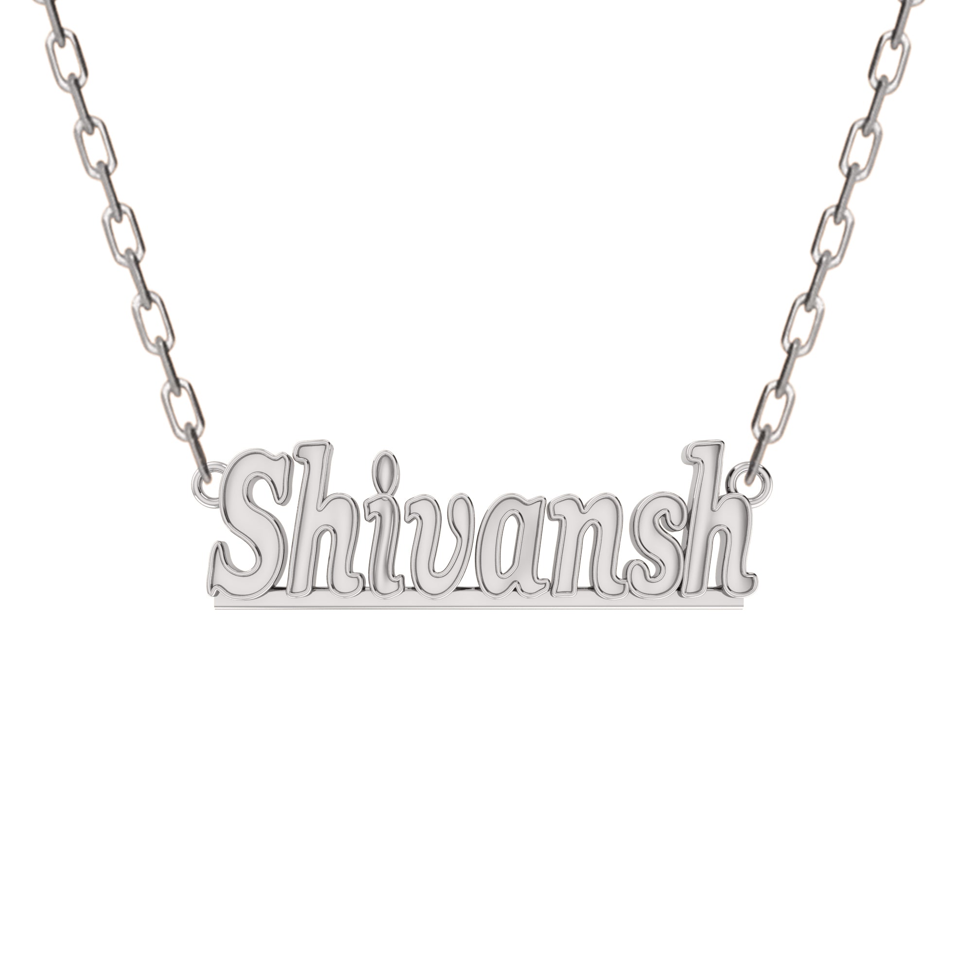 RKC Personalisieren Sie den Namensanhänger aus 925er Silberschmuck, 14 Karat Roségold vergoldet, Gewicht 3,50 g, Höhe 9 mm