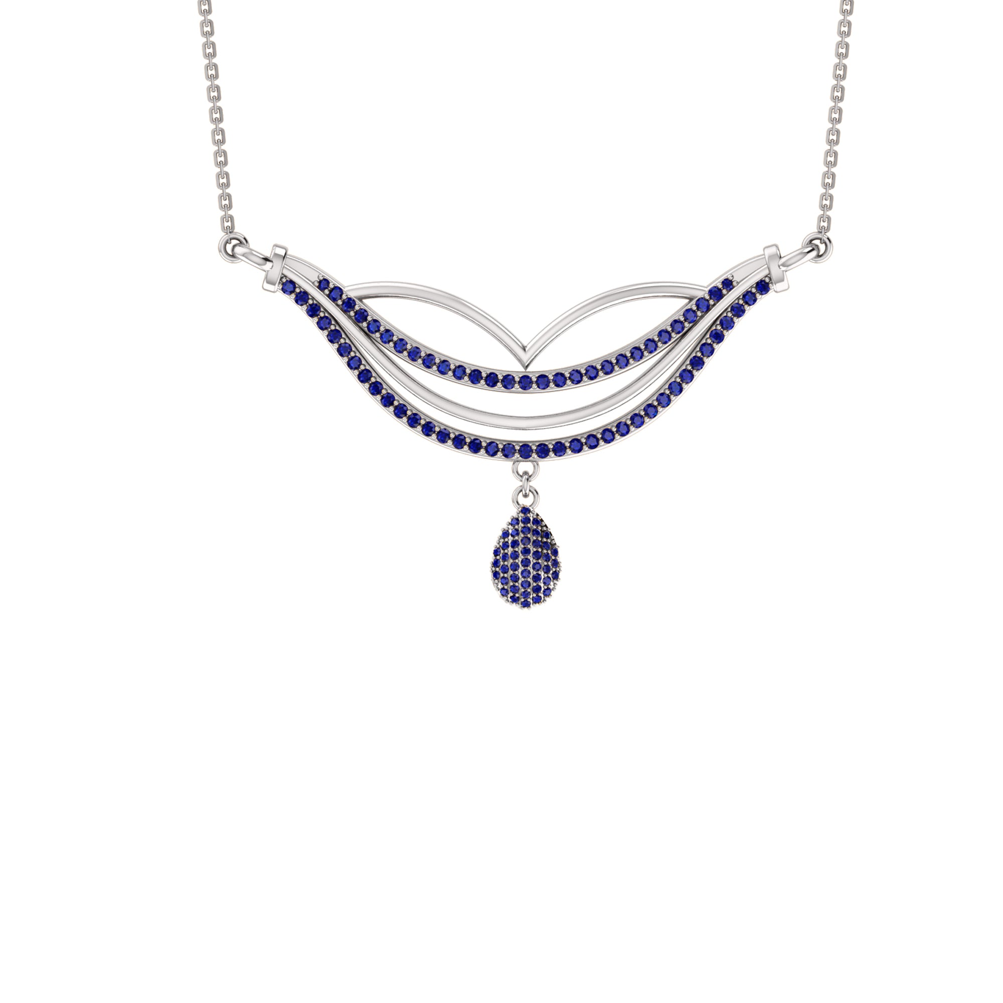 Σετ κολιέ δάκρυ RKC 1.198Ct Moissanite 925 Ασήμι 14 καρατίων ροζ επιχρυσωμένο Βάρος προϊόντος 8,50 gm Ύψος 35,00 mm