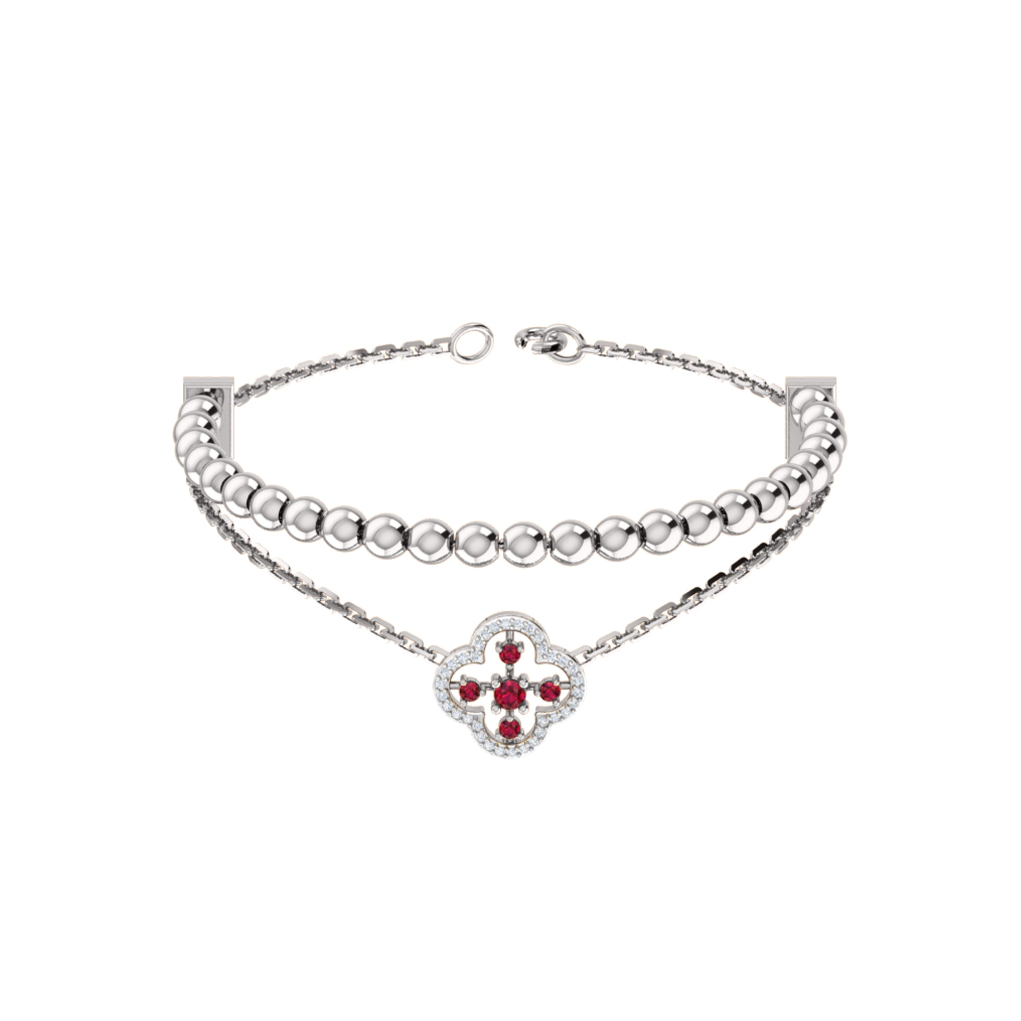 Bracciale da donna in argento sterling RKC 925 con moissanite da 0,39 ct, placcato in oro giallo 14 carati, peso 11,50 g