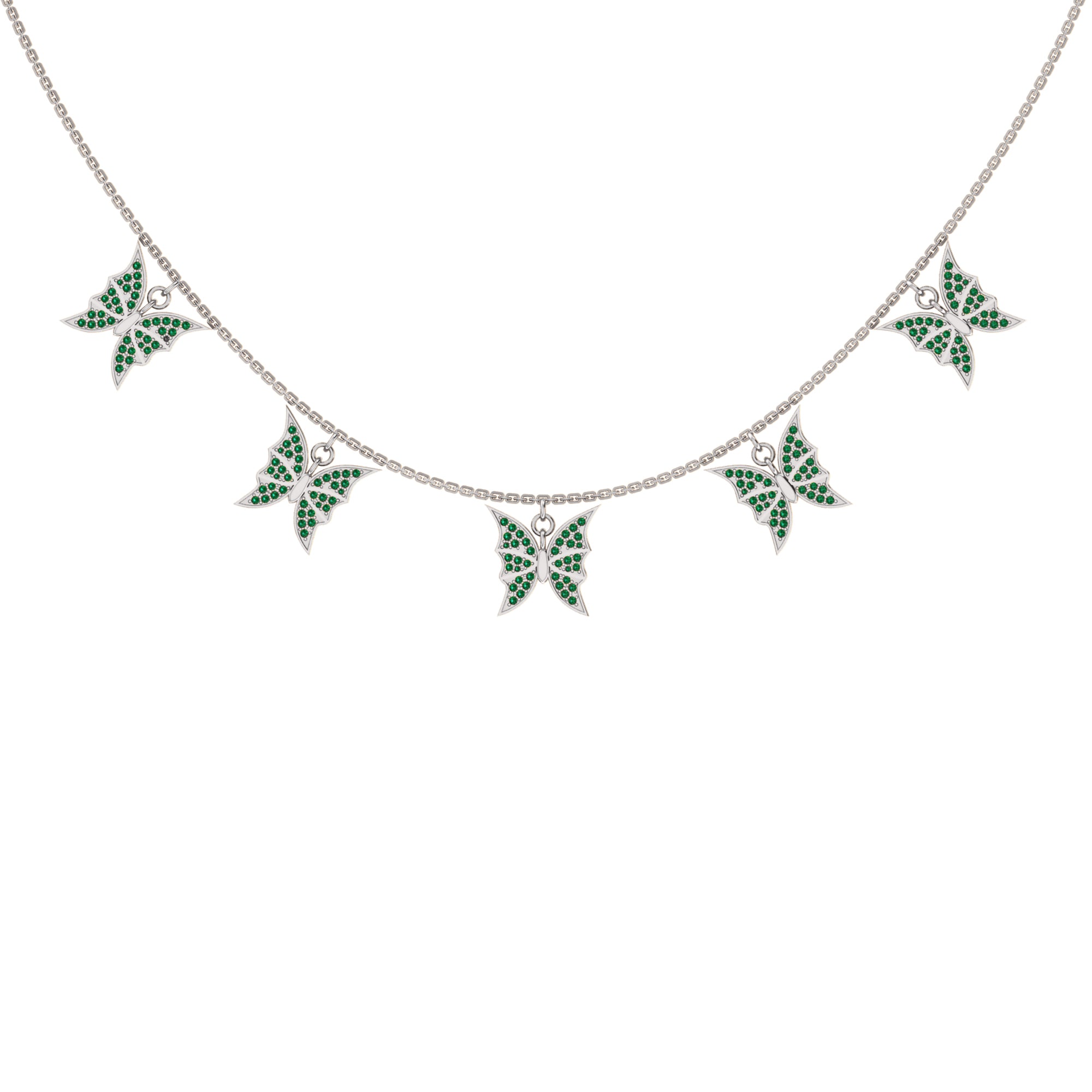 RKC 1.1 CT Moissanite Charming Necklace 925 Silver 14k Yellow gold Plated Product Weight 7.50 GM Height 14.50 MM