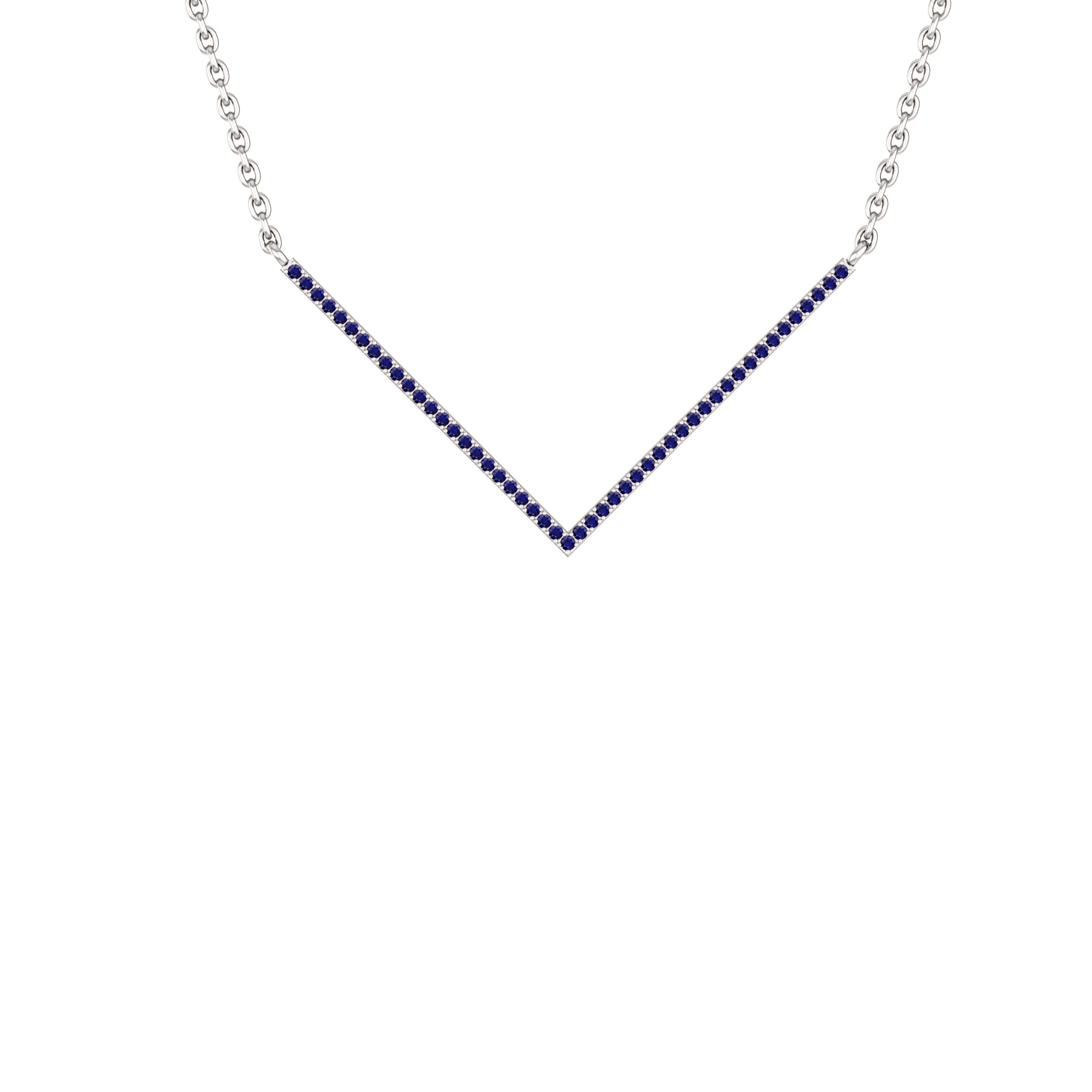 RKC 0.4 CT Moissanite Charm Necklace 925 Silver 14k Rose gold Plated Product Weight 3.5 GM Height 24.00 MM