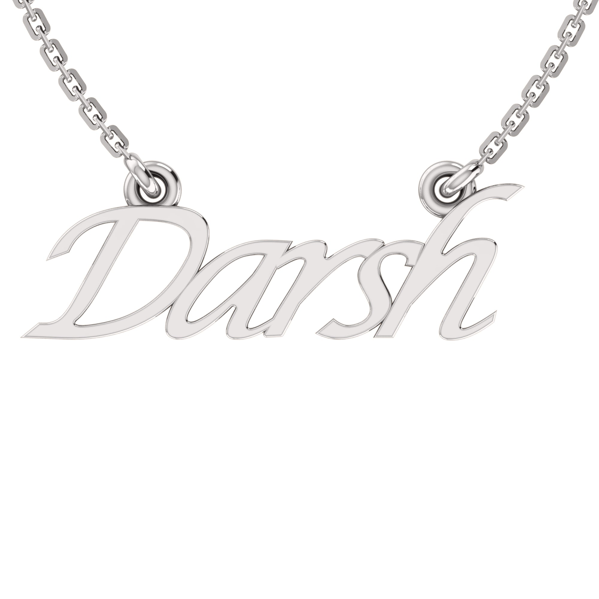 Каралі з кулонам з імем RKC, ювелірныя вырабы з срэбра 925 пробы, пакрыццё з жоўтага золата 14 карат Вага прадукту 3,25 GM Вышыня 9,45 мм