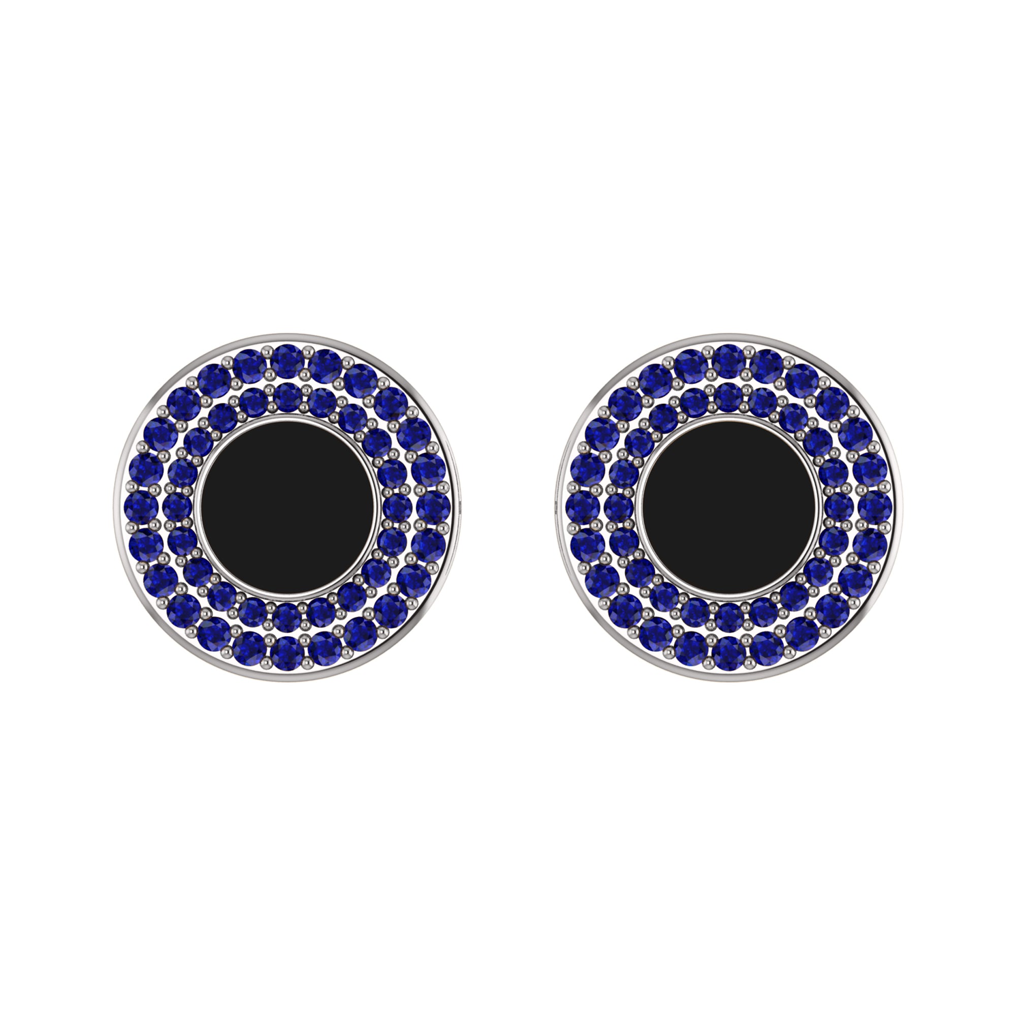 RKC モアッサナイト 925 スターリング シルバー カフリンクス 14K イエロー ゴールド メッキ製品 重量 4.80 gm