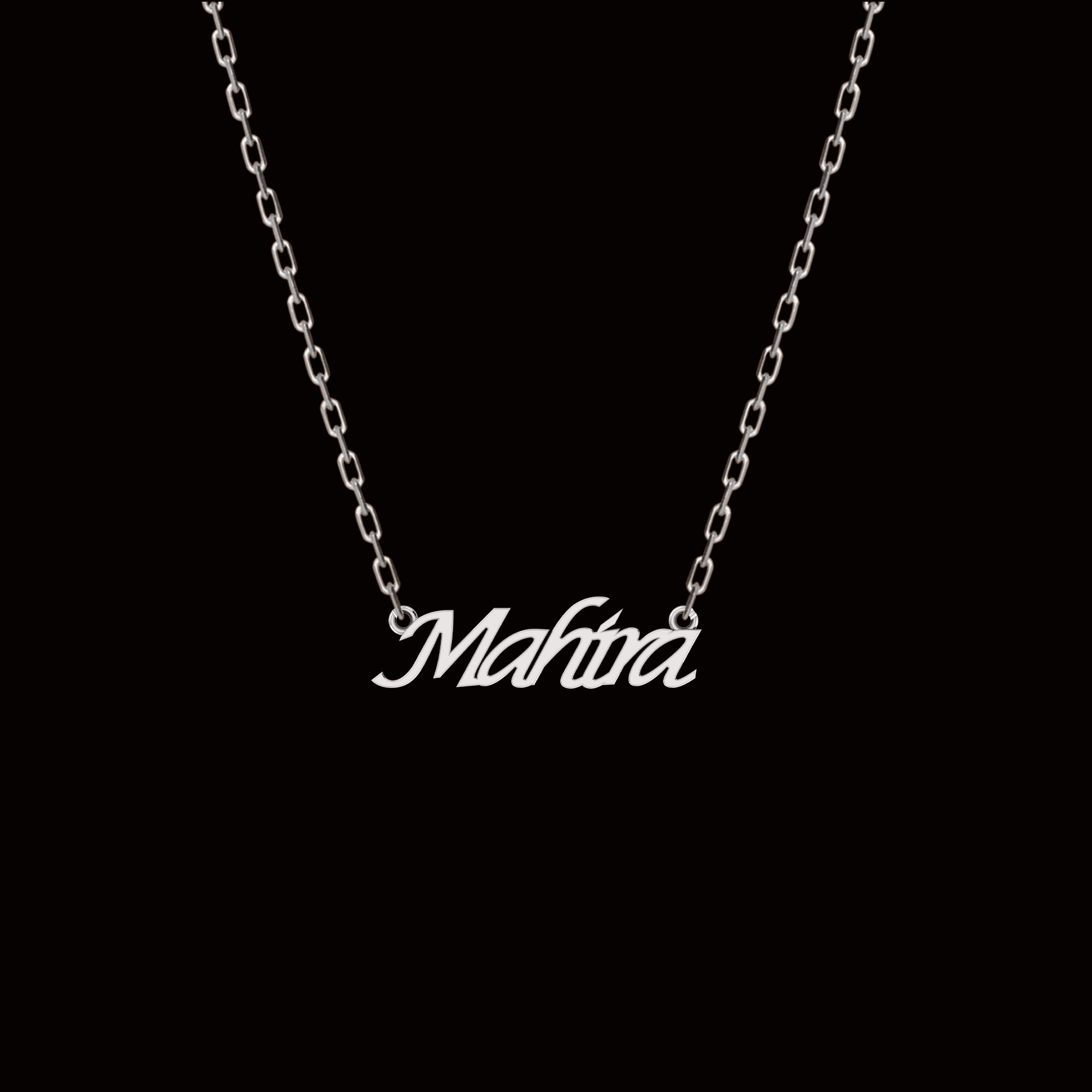 RKC Letter Name Pendant Necklace 925 Silver Jewelry 14K Rose Gold Plated Product Weight 3.60 GM Height 9.70 MM