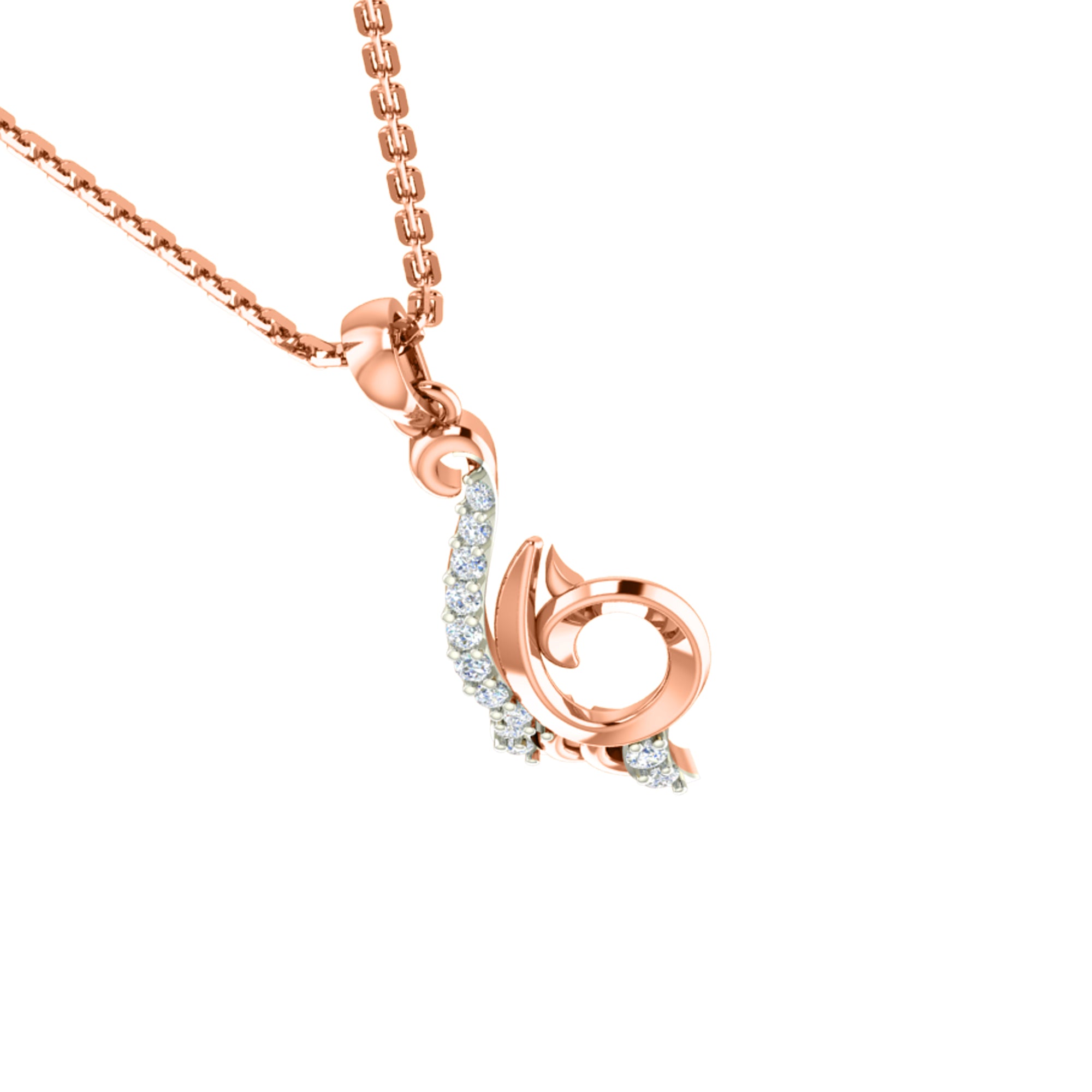 RKC 925 સિલ્વર ગોલ્ડન ટોટલ 0.21Ct મોઈસાનાઈટ પેન્ડન્ટ Wt 3.30gm અને Wt એરિંગ 1.60gm સેટ 14K યલો ગોલ્ડ પ્લેટેડ સાથે