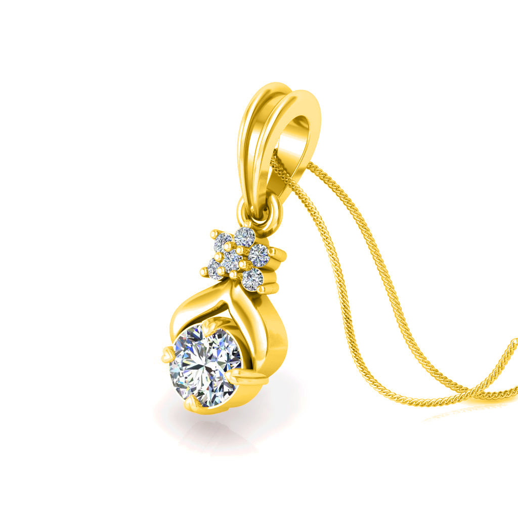 RKC মহিলা Moissanite 925 স্টার্লিং সিলভার দুল 14K হোয়াইট গোল্ড প্লেটেড