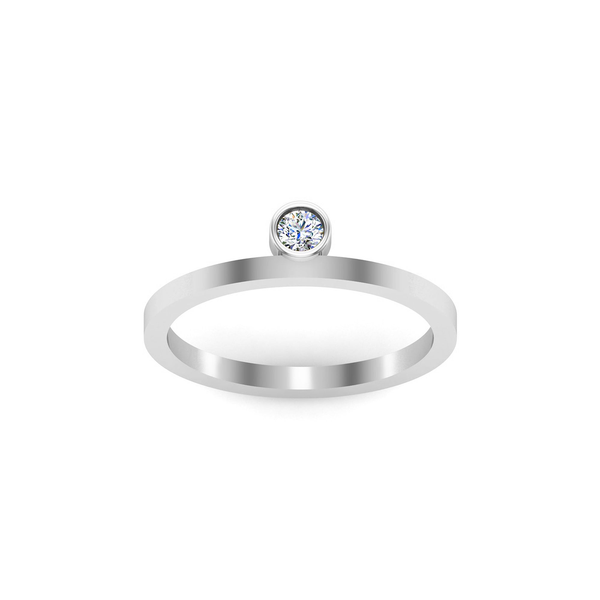 RKC 3 мм, круглы заручальны пярсцёнак з муасаніта, срэбра 925 пробы, пакрыццё з жоўтага золата 14 карат для жанчын, вага 1,40 г, шырыня 1,60 мм