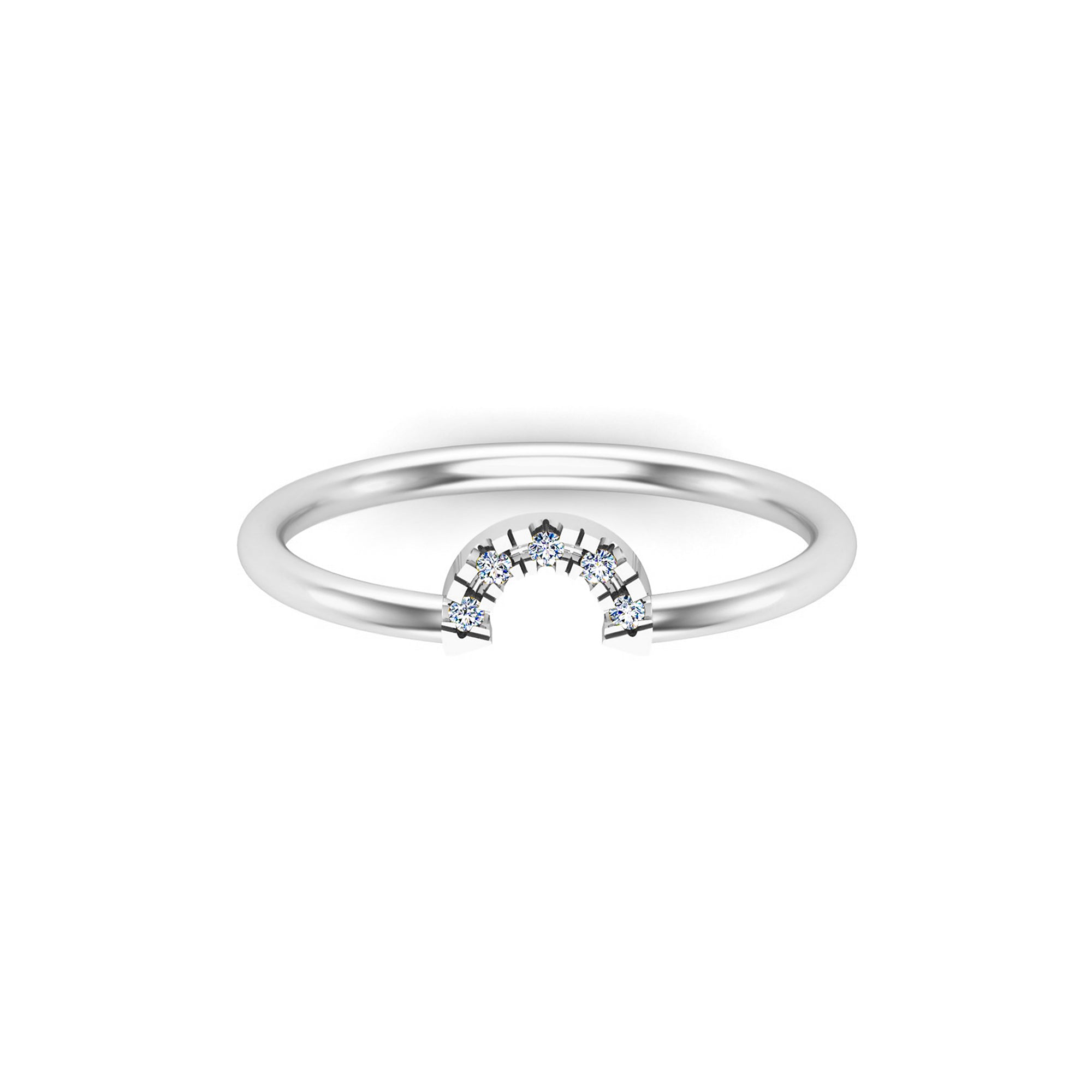 Заручальны пярсцёнак RKC з муасаніта, срэбра 925 пробы, пакрыццё з жоўтага золата 14 пробы для жанчын, вага 1 г і шырыня 1,60 мм