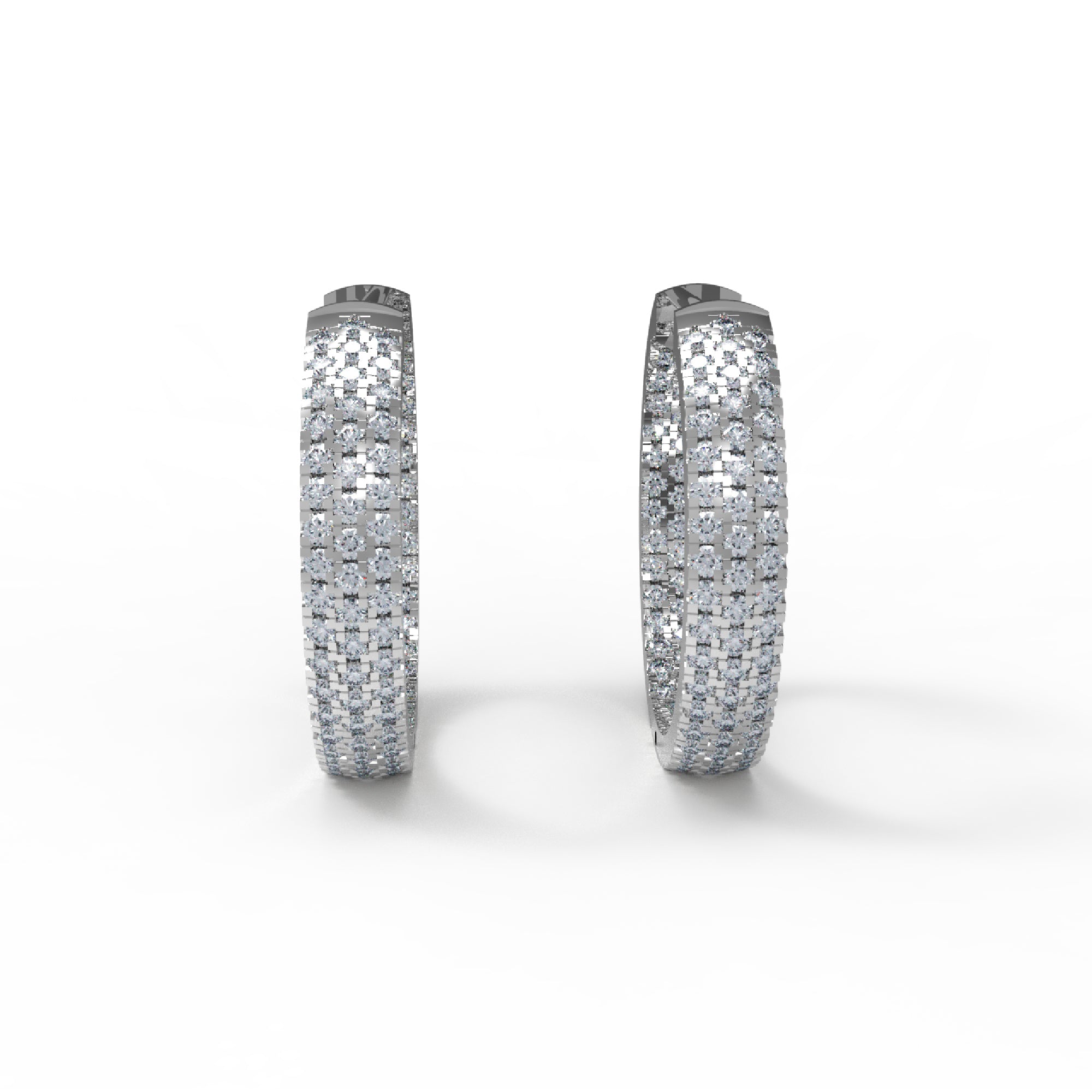 RKC 925 স্টার্লিং সিলভার হুপস এবং Huggies মহিলাদের কানের দুল 14k হলুদ ওভার পণ্য Wt 7.00 GM উচ্চতা 22.00 MM