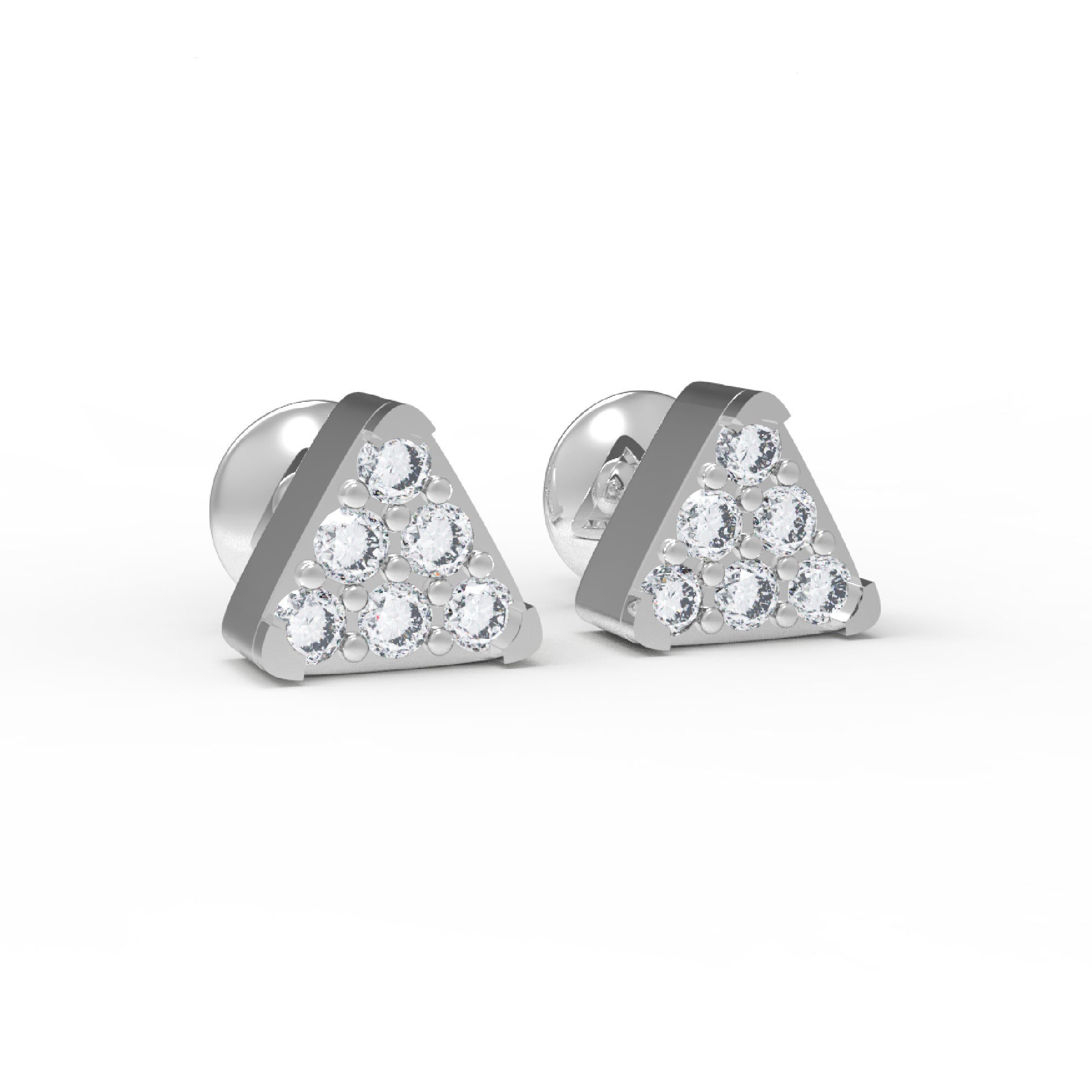 حلق نسائي صغير من الفضة الإسترليني RKC عيار 925 عيار 14 أصفر أكثر من 2.30 جرام ارتفاع 6.20 ملم