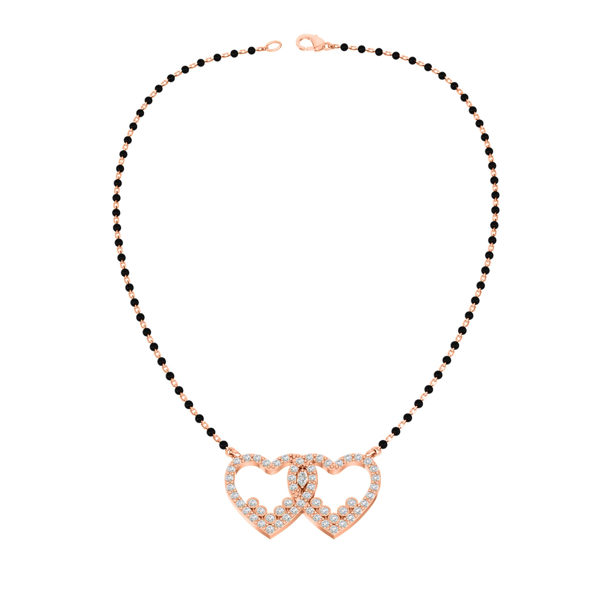 RKC 1.78Ct મોઈસાનાઈટ મહિલા મંગળસૂત્ર 925 સિલ્વર 14k યલો ગોલ્ડ પ્લેટેડ પ્રોડક્ટ વજન 6.00gm ઊંચાઈ 20.00mm