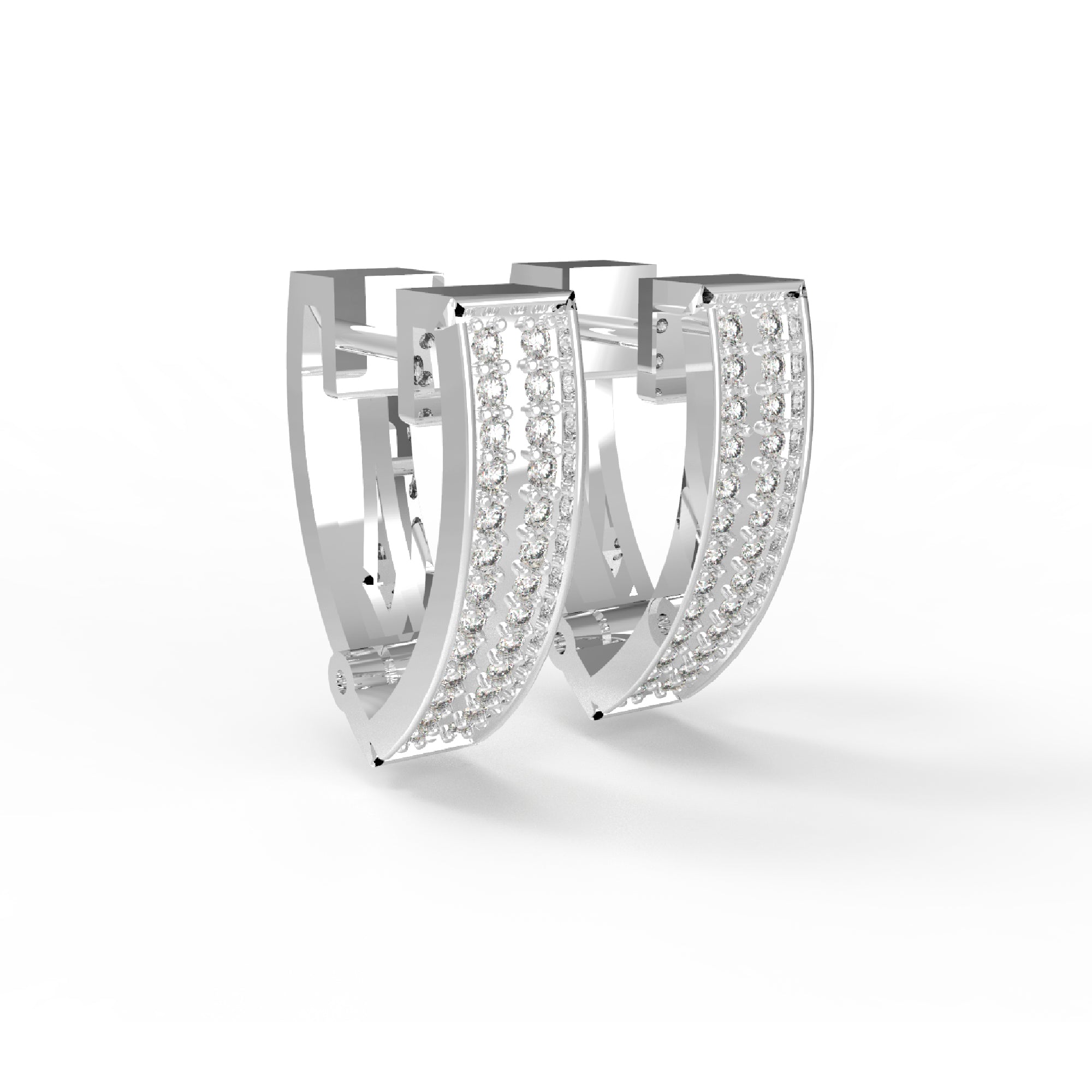 RKC 925 Sterling Silver Clip-on Hoop Women Earring 14k Yellow Over Product Weight 4.00 GM Height 15.50 MM