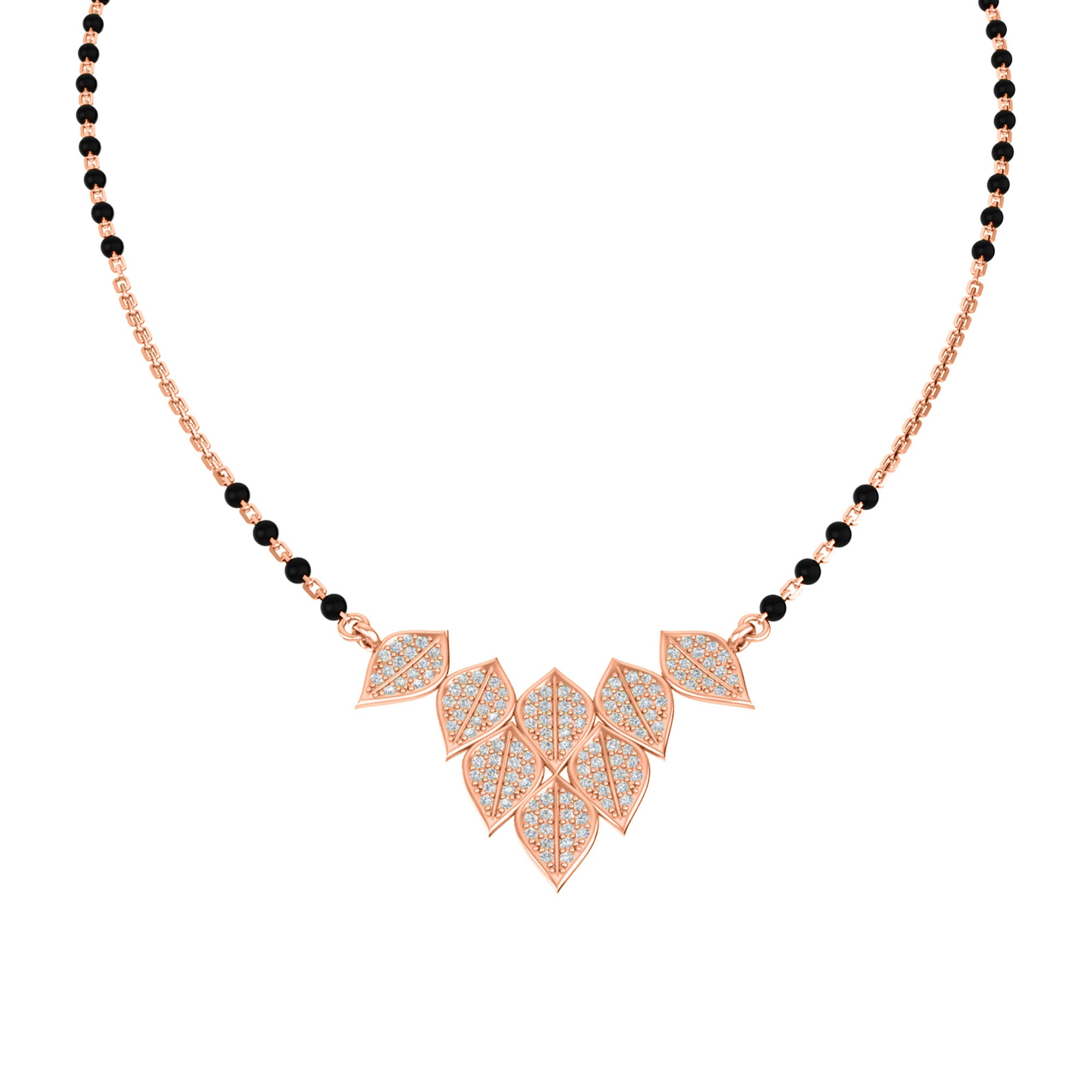 RKC 0.6Ct Moissanite Women Mangalsutra 925 Silver 14k Yellow gold Plated Product Weight 4.50gm Height 21.00mm