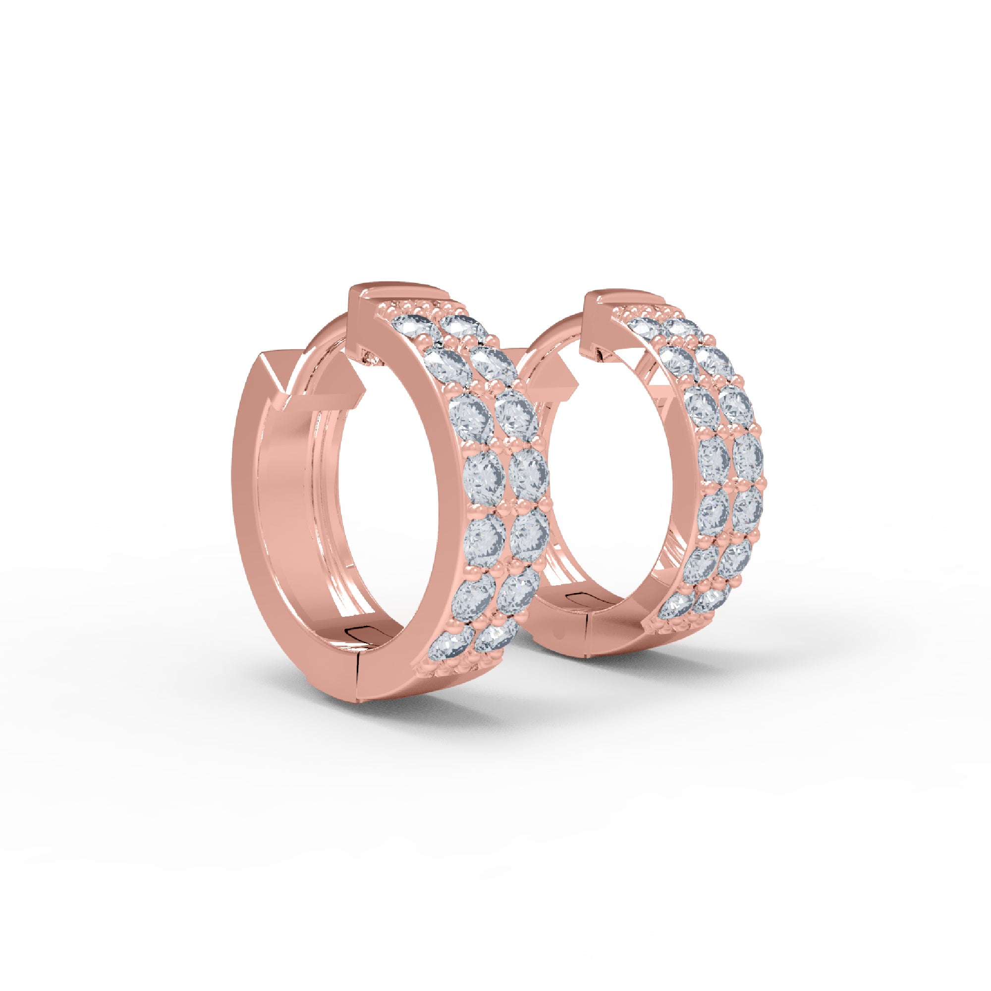 RKC 925 Sterling Silver Clip-On Hoop & Huggies Women Earring 14k Yellow Over Wt 4.50 GM Height 16.00 MM