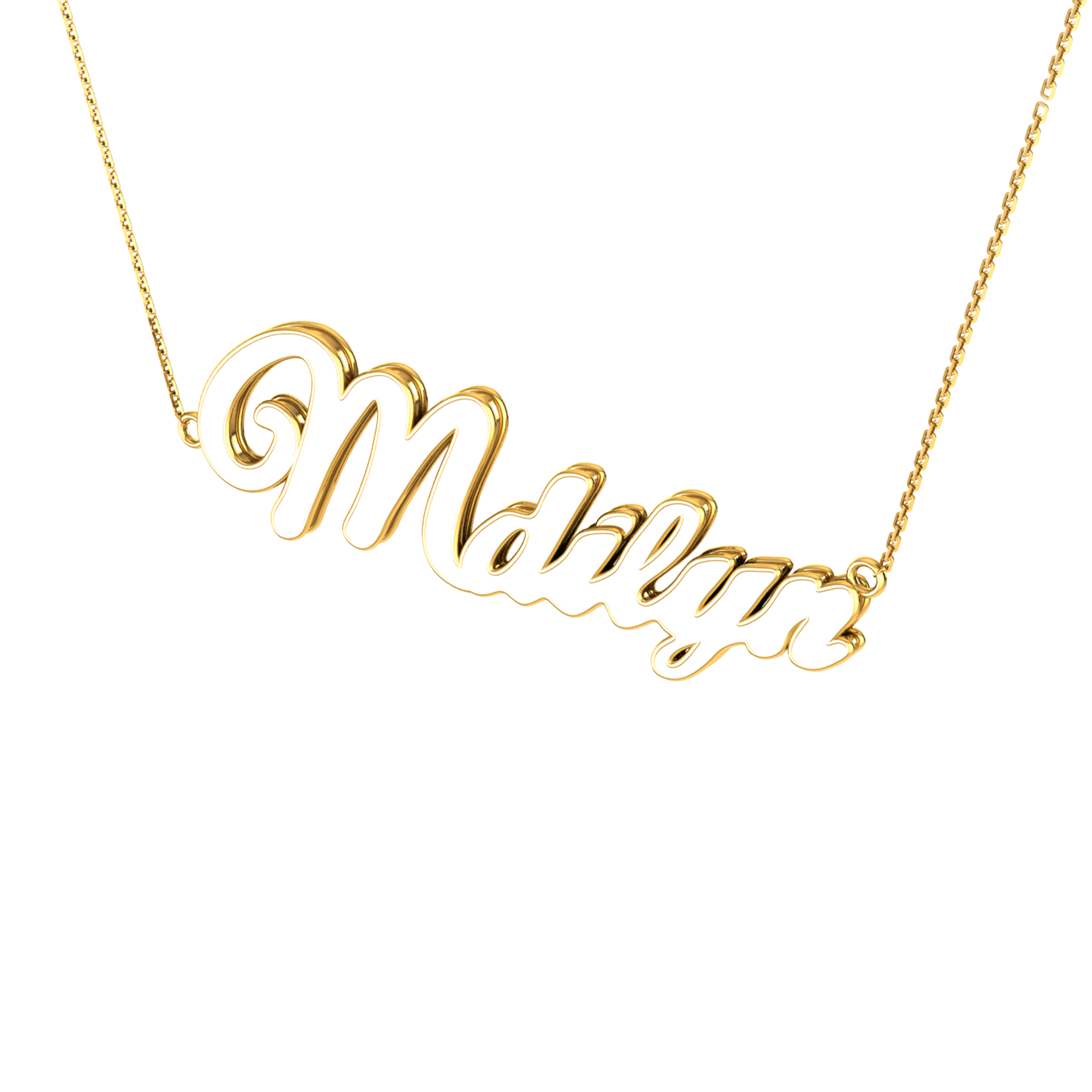 RKC Initial Personalize Name Pendant Necklace 14k Yellow Gold Plated 925 Silver Product Weight gm