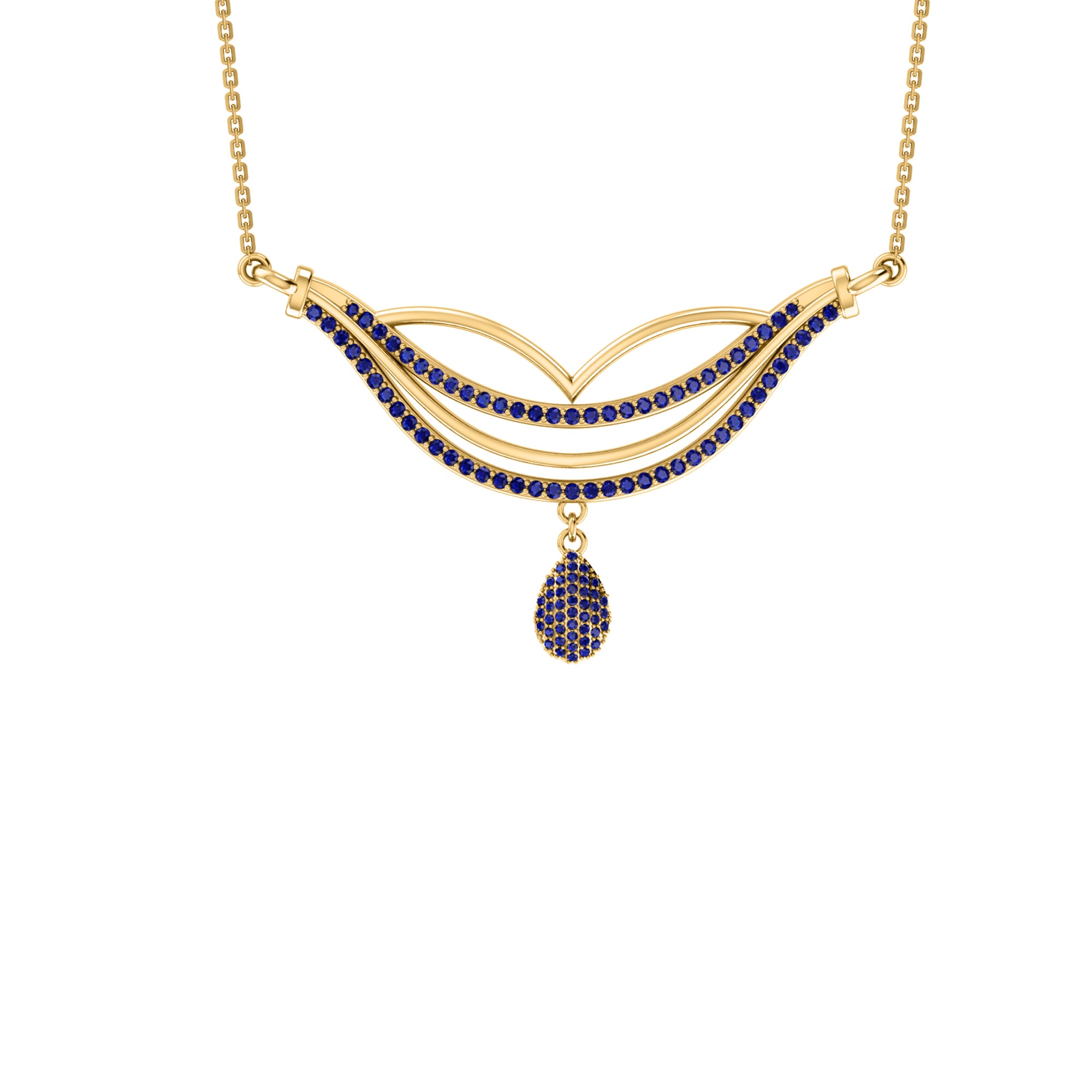 Σετ κολιέ δάκρυ RKC 1.198Ct Moissanite 925 Ασήμι 14 καρατίων ροζ επιχρυσωμένο Βάρος προϊόντος 8,50 gm Ύψος 35,00 mm