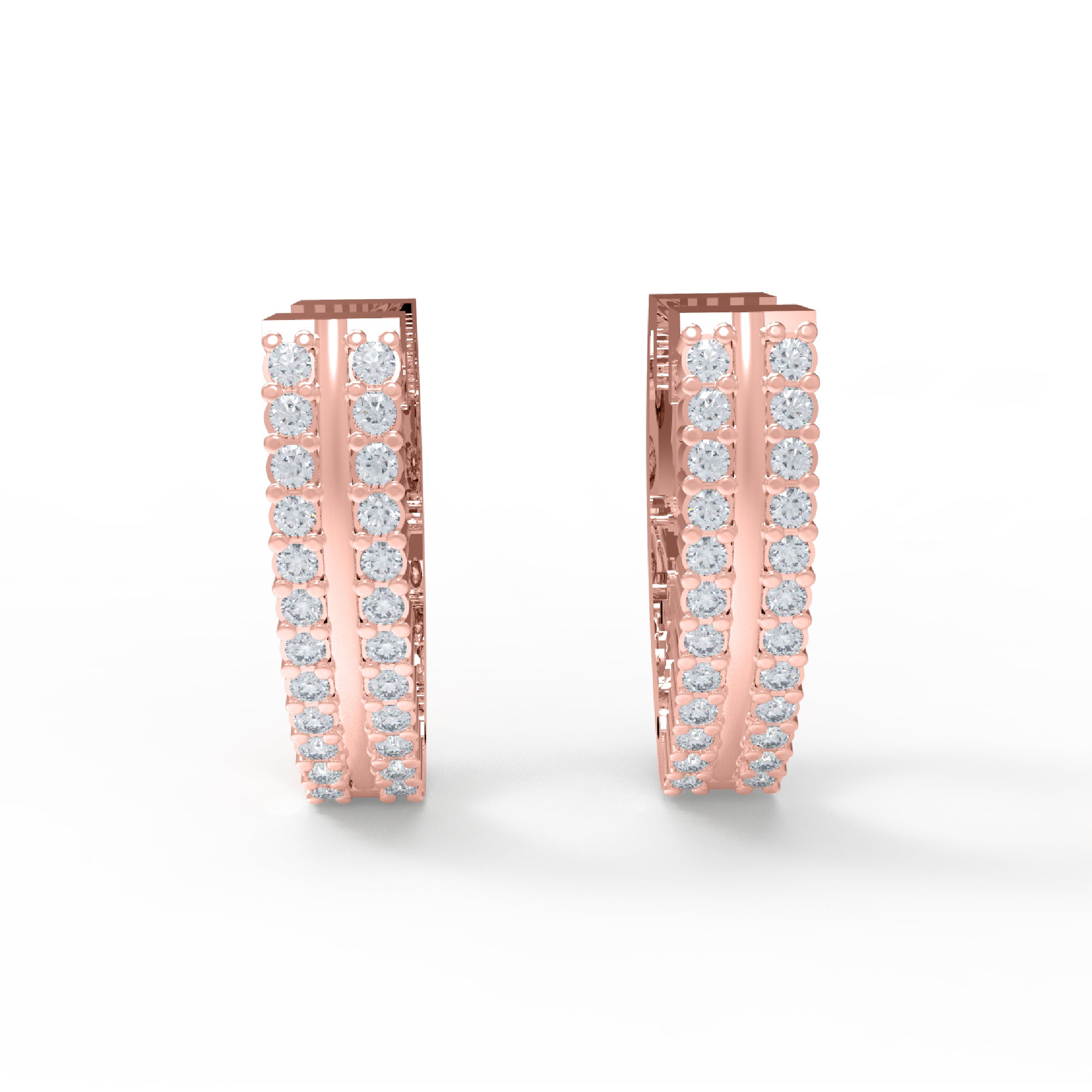 RKC 925 スターリングシルバー クリップオン フープ レディース イヤリング 14K イエロー 製品重量 4.00 GM 高さ 15.50 MM