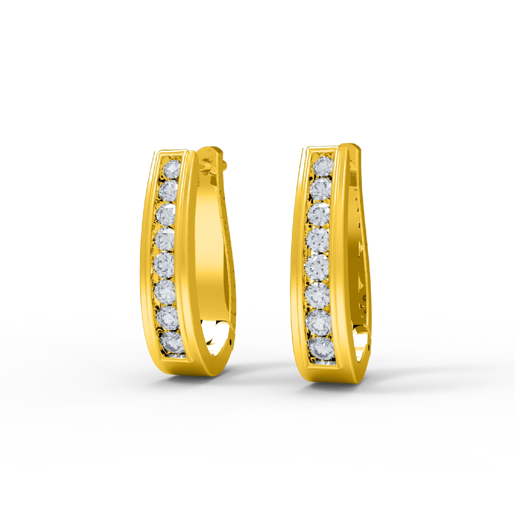 RKC 925 Sterling Silver Daily Wear Women Earring 14k Rose Over Product Wt 5.80 GM Height 20.00 MM