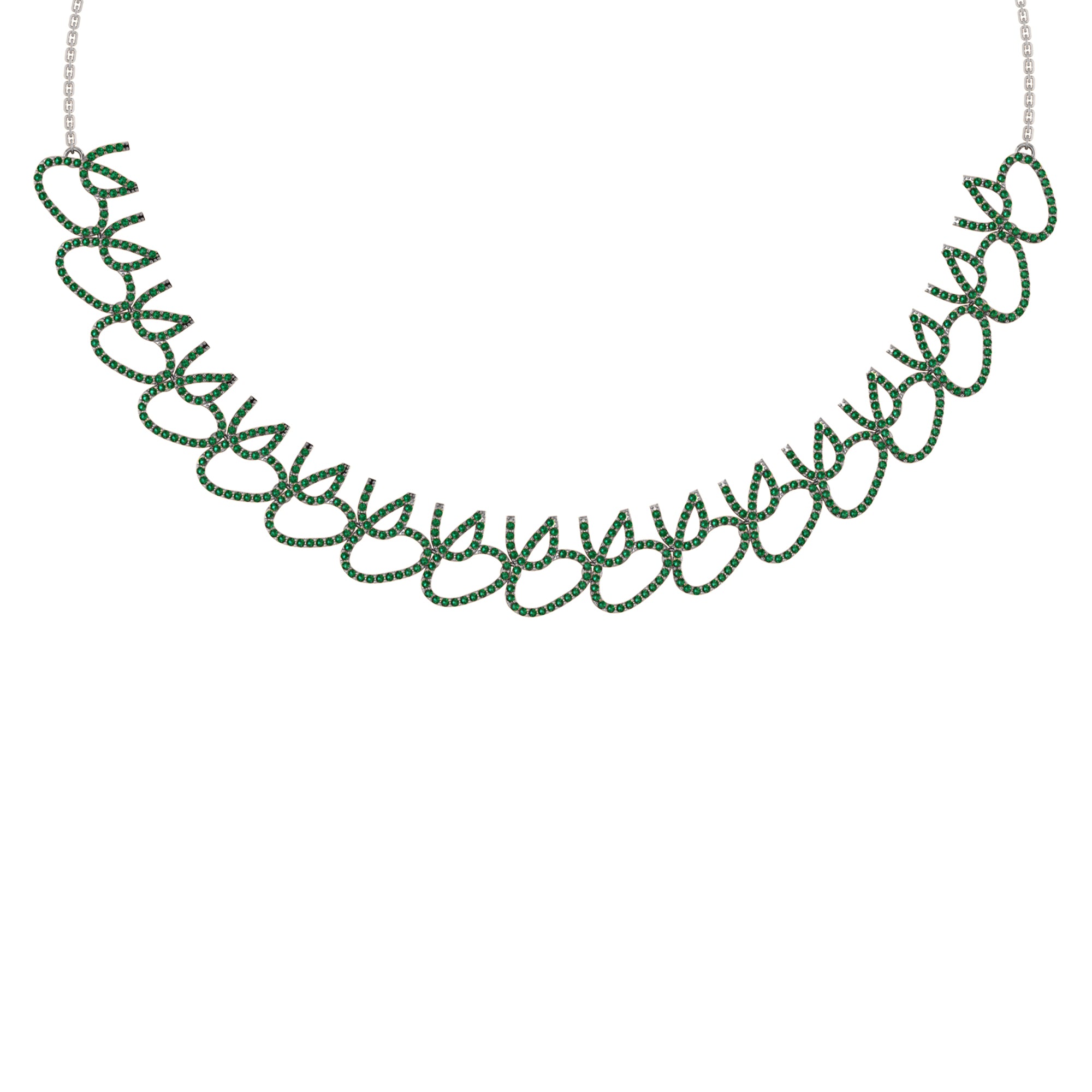 RKC 5.8 CT Moissanite Charming Necklace 925 Silver 14k Yellow gold Plated Product Weight 18.00 GM Height 15.00 MM