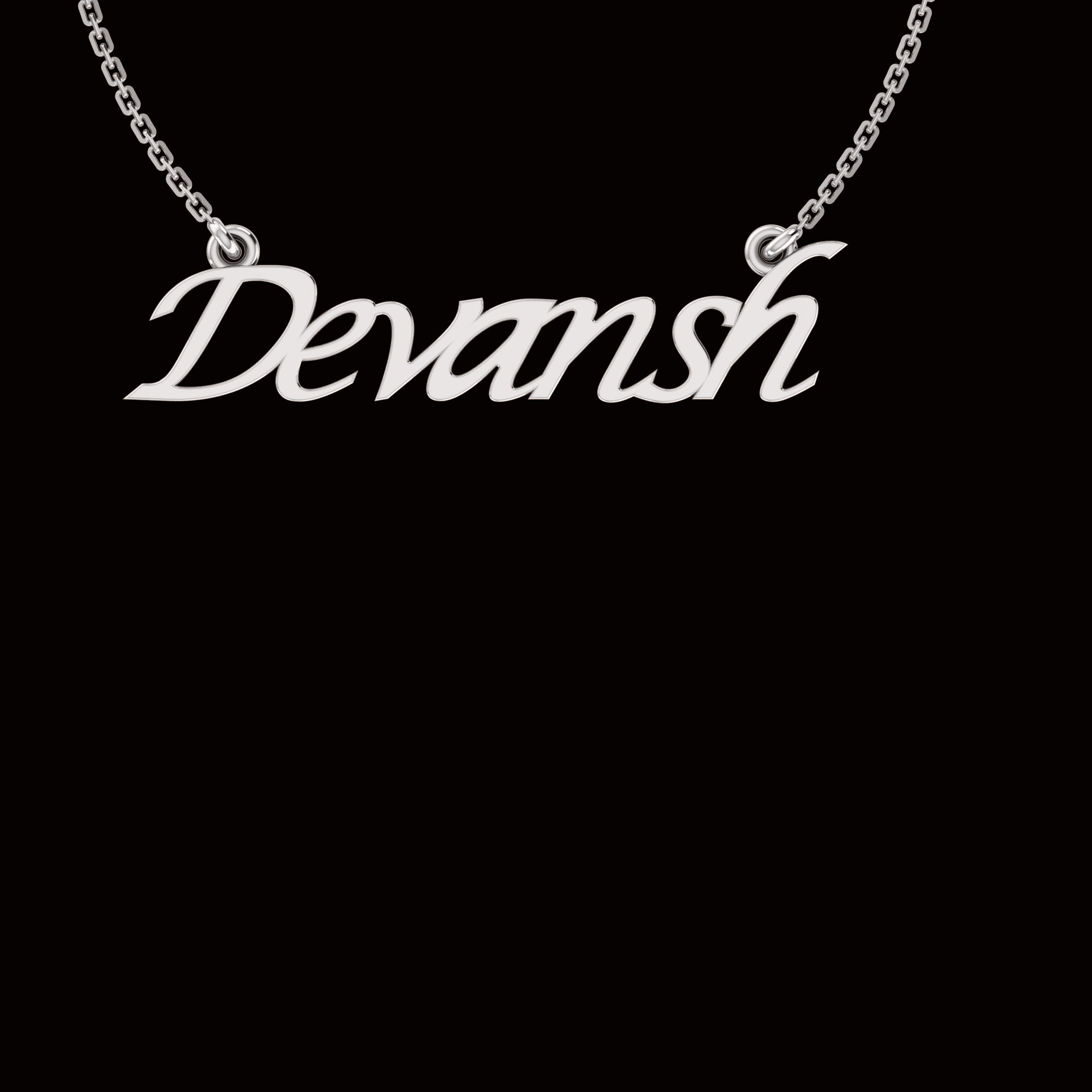 RKC Lettre Nom Pendentif Collier 925 Bijoux en Argent Plaqué Or Jaune 14K Poids du produit 4,10 GM Hauteur 11,70 MM