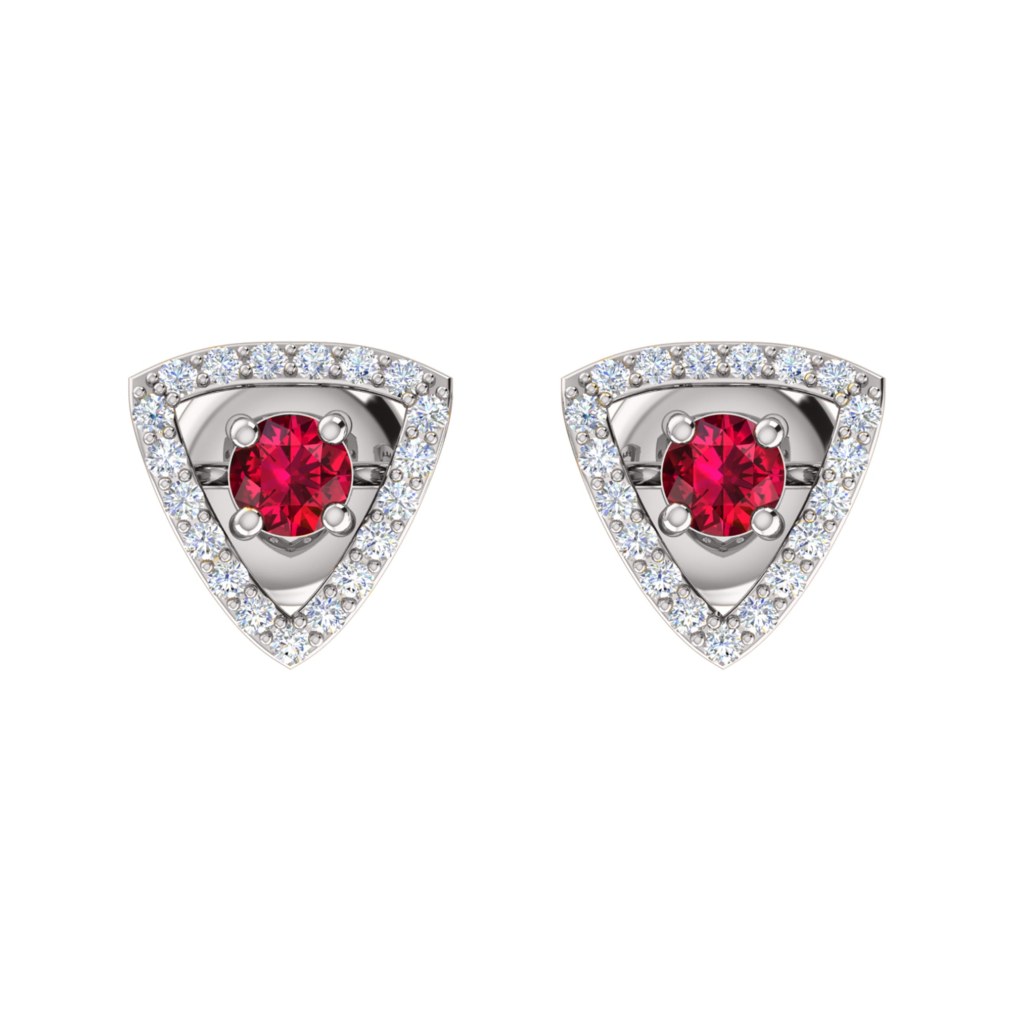 حلق نسائي من الفضة الإسترليني RKC 925 على شكل هالة 14 قيراط أصفر فوق الوزن 3.50 جرام ارتفاع 10.50 ملم