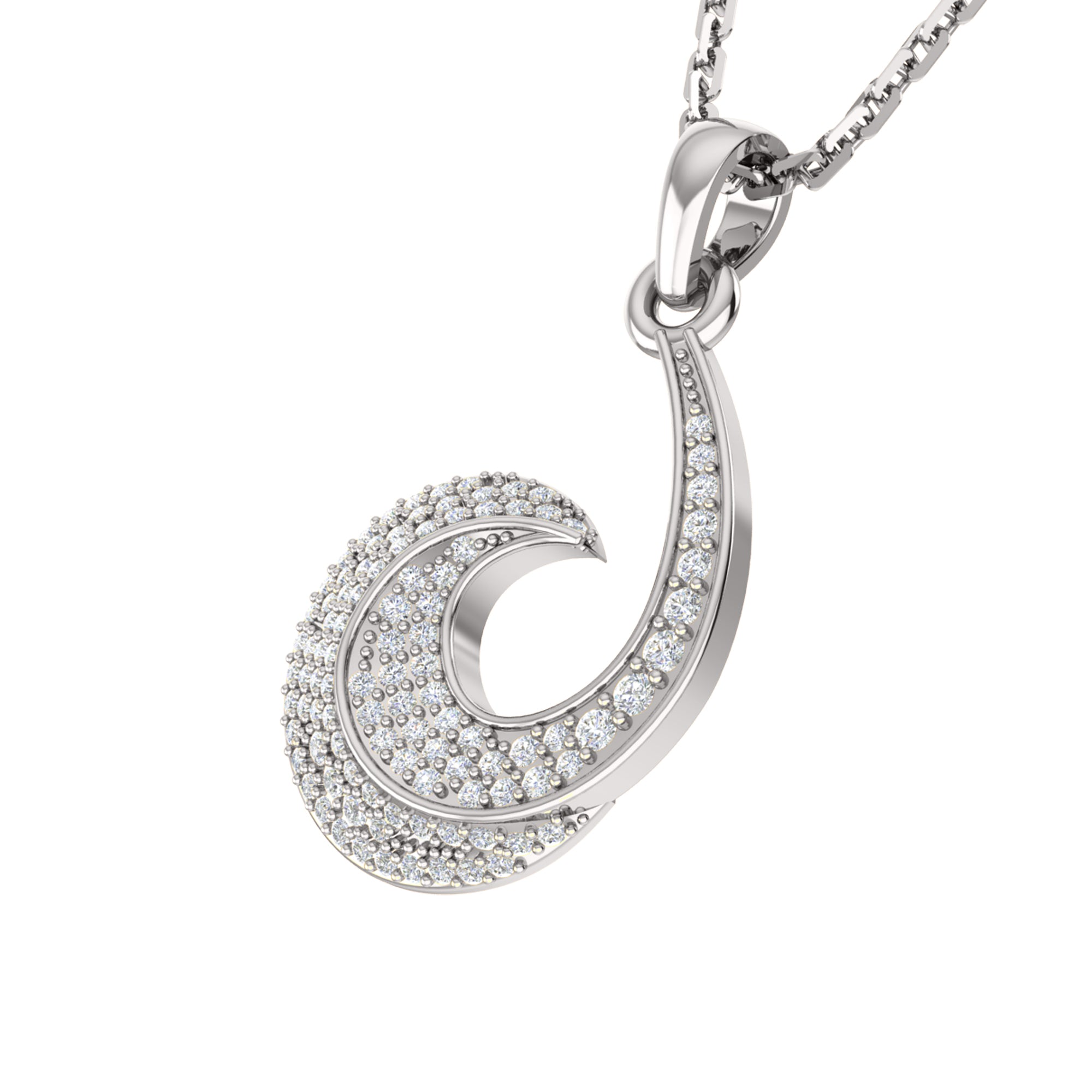 RKC 0.29Ct Moissanite Pendant 925 Silver Jewelry 14K Yellow Gold Plated Wt 4.50gm Height 17mm